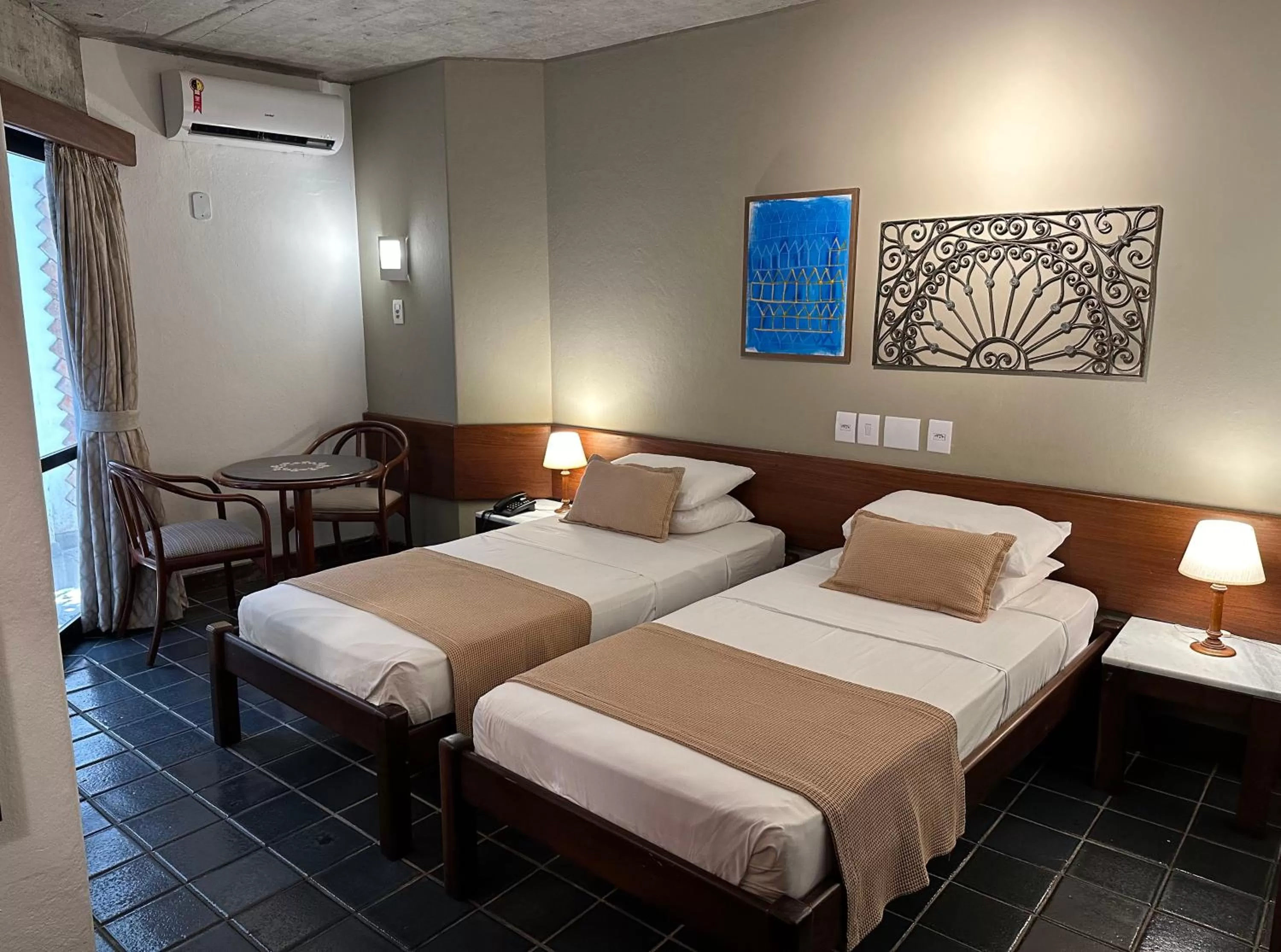 Bed in Hotel Catharina Paraguaçu