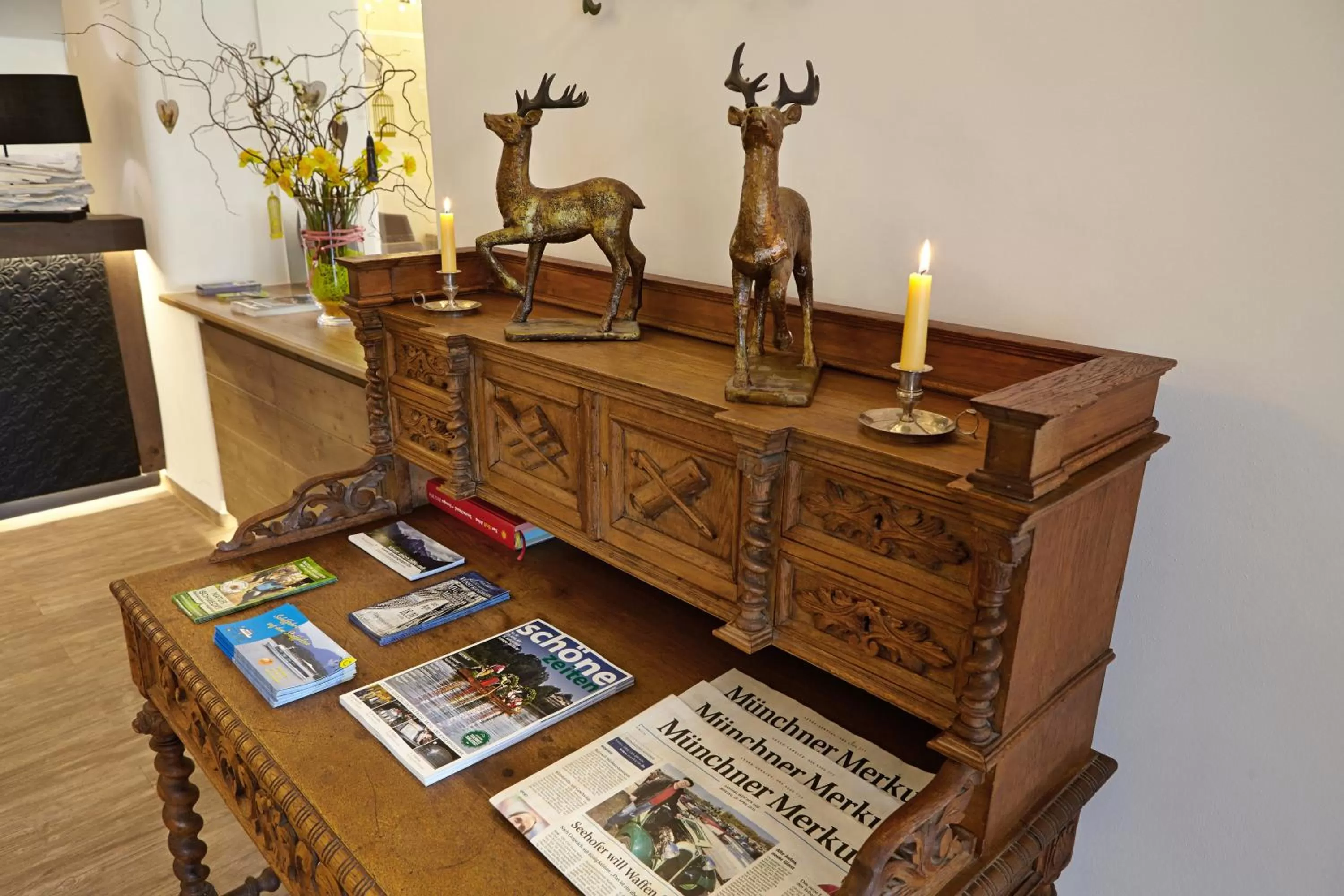 Decorative detail in Hotel Sauerlacher Post