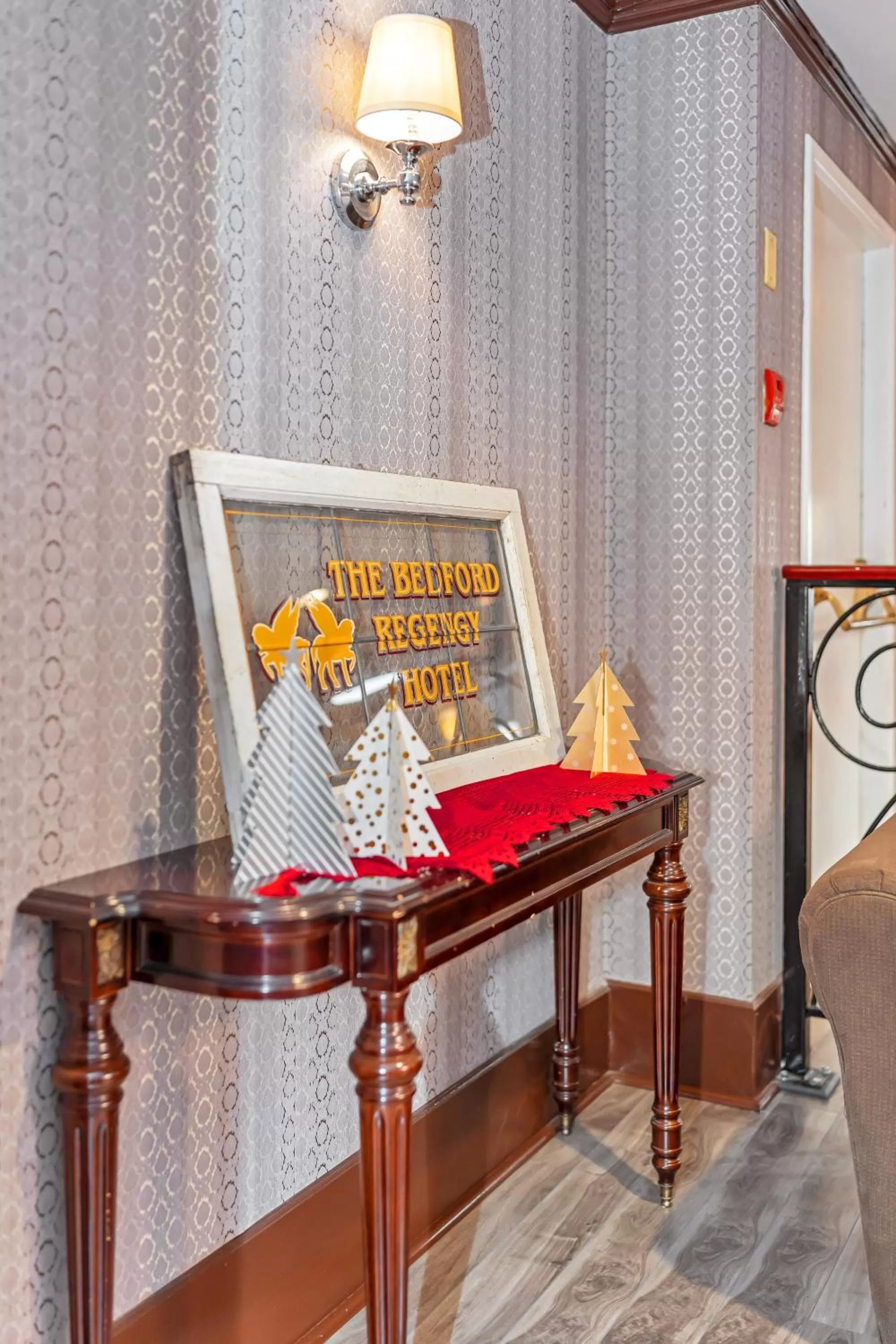 Decorative detail in The Bedford Regency Hotel