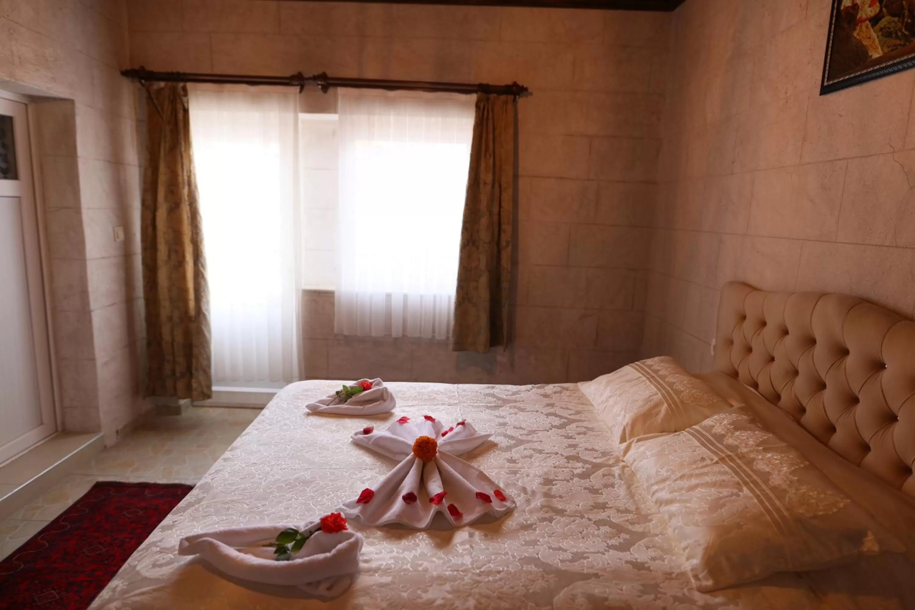 Bed in Epoch Stone House