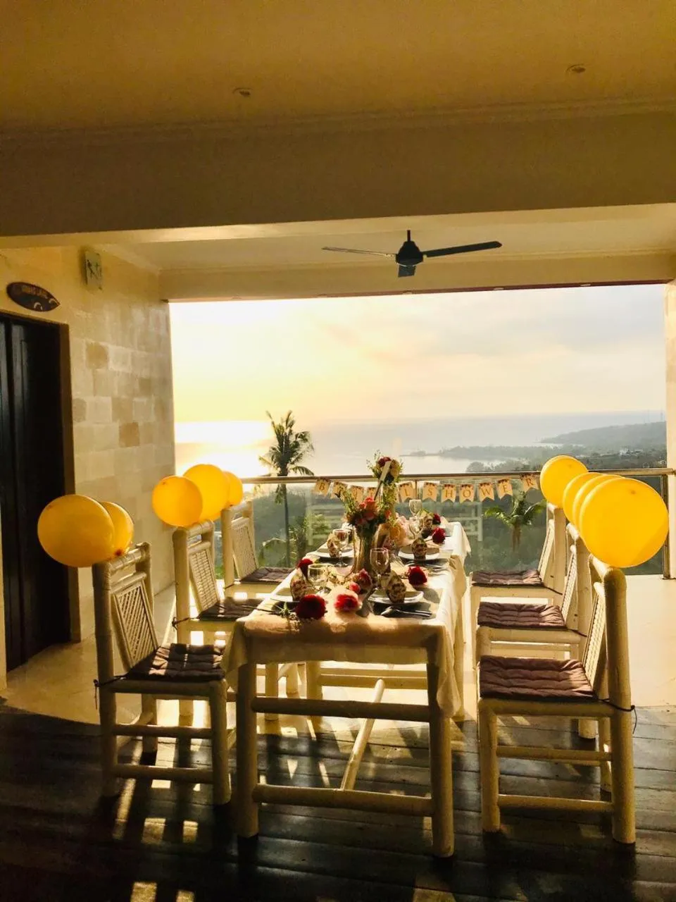 Balcony/Terrace in Villa Umbrella Lombok