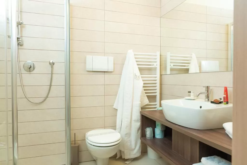 Bathroom in Helios Hotel