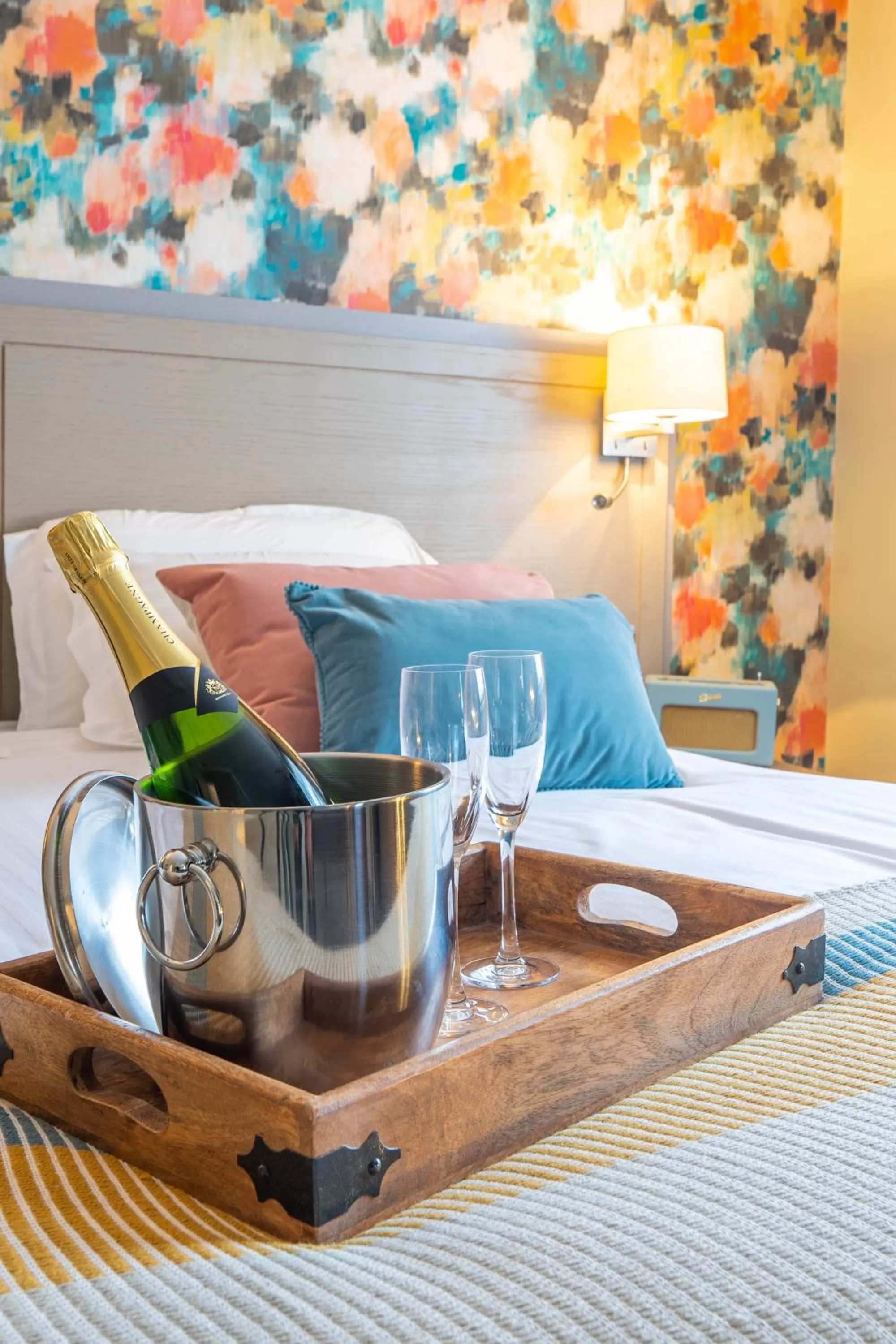 Bedroom, Bed in Hartford Hall on School Lane