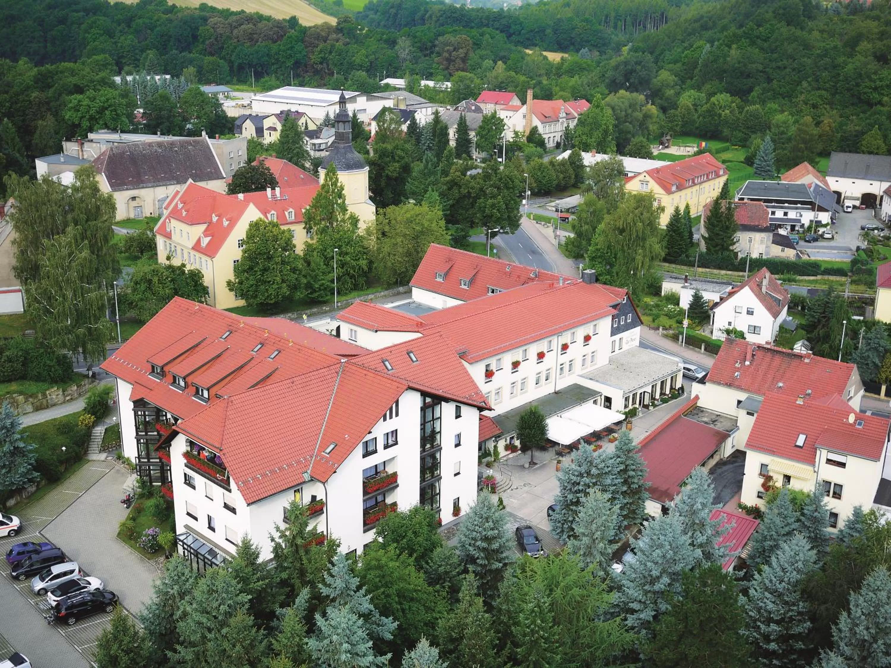 Bird's eye view in Hotel Zur Post