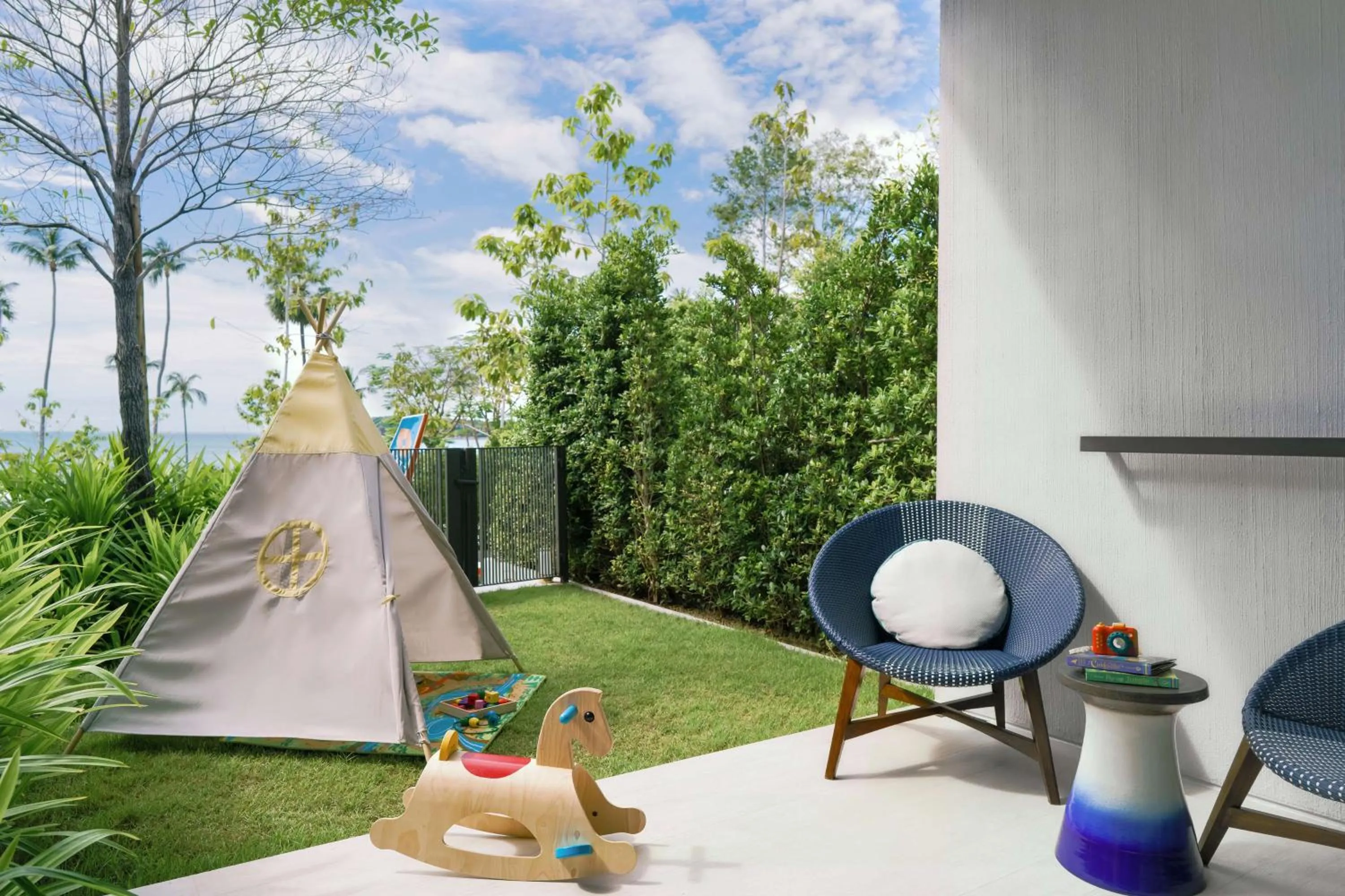 Patio in Hyatt Regency Koh Samui