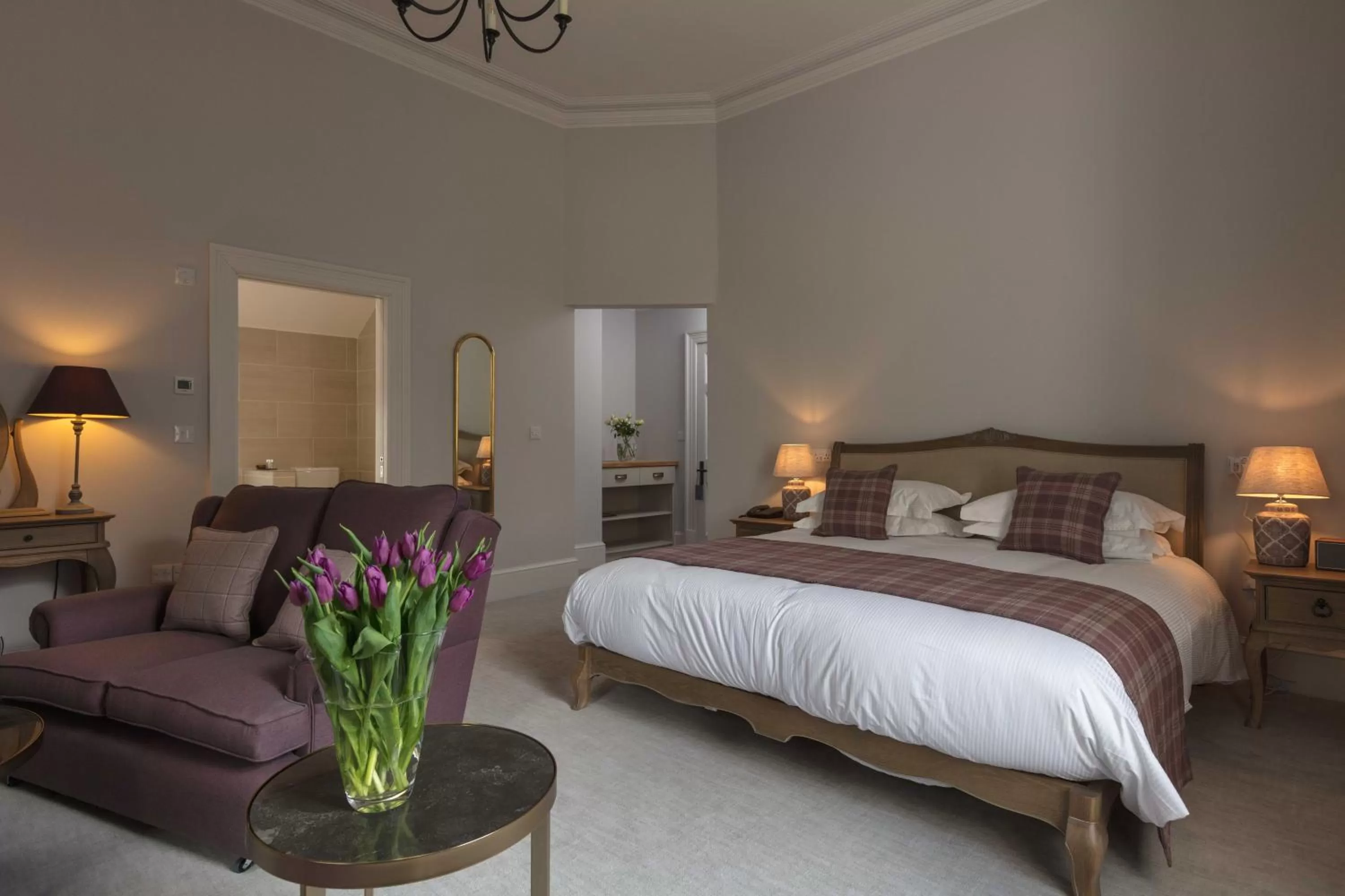 Bedroom, Bed in Farlam Hall Hotel & Restaurant