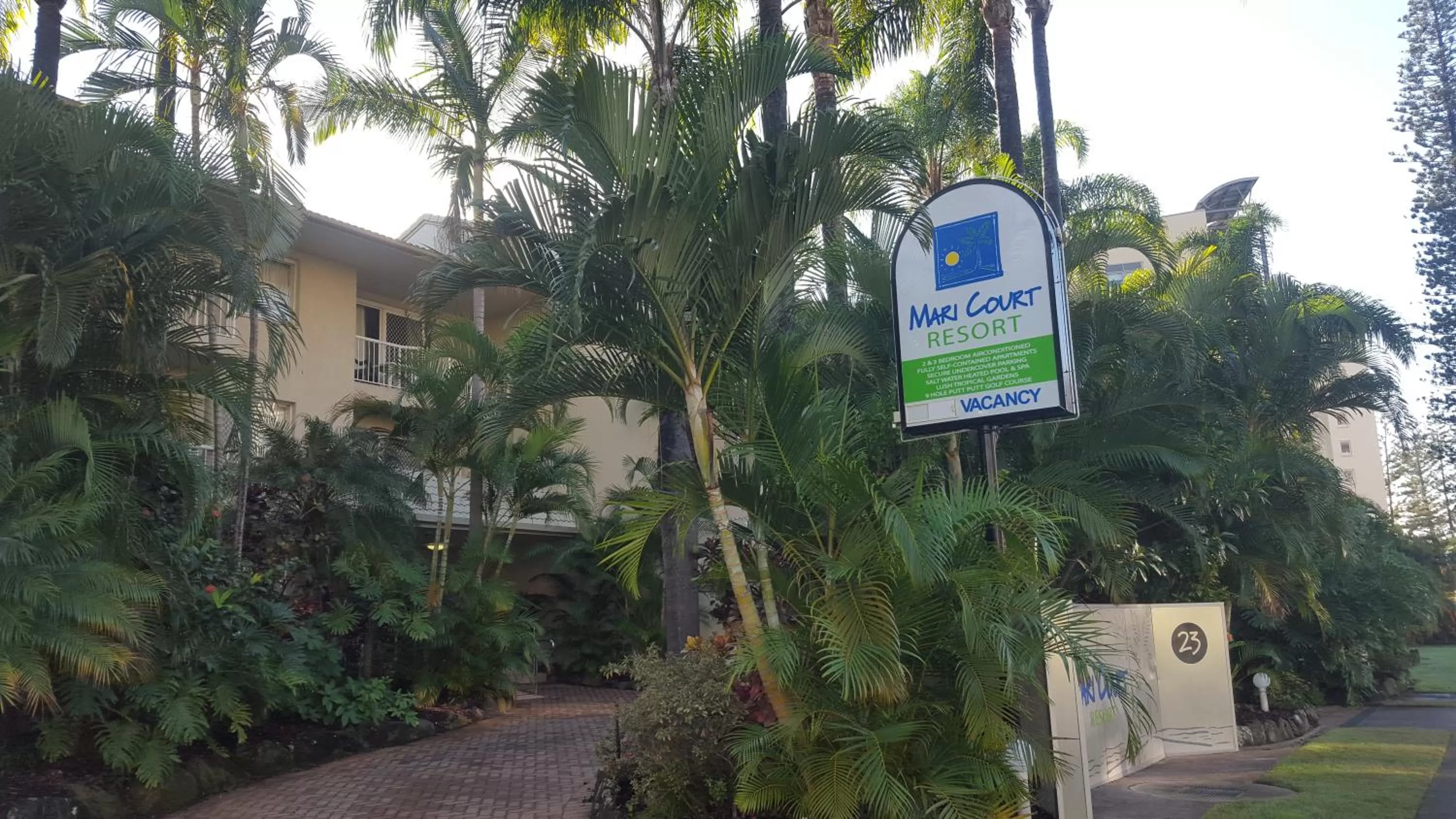 Property logo or sign in Mari Court Resort