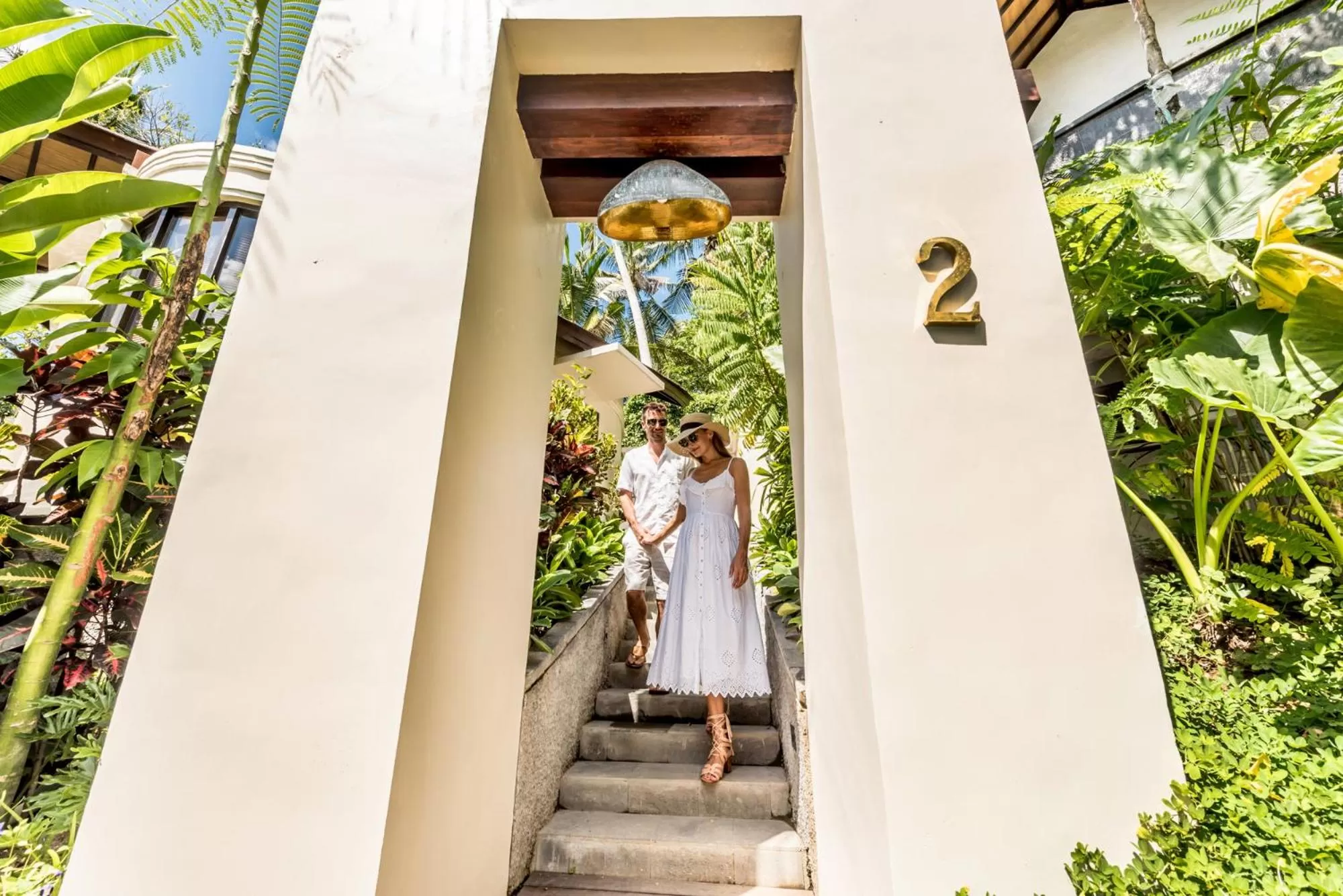 Facade/entrance in tanadewa Resort Ubud Bali by Cross Collection