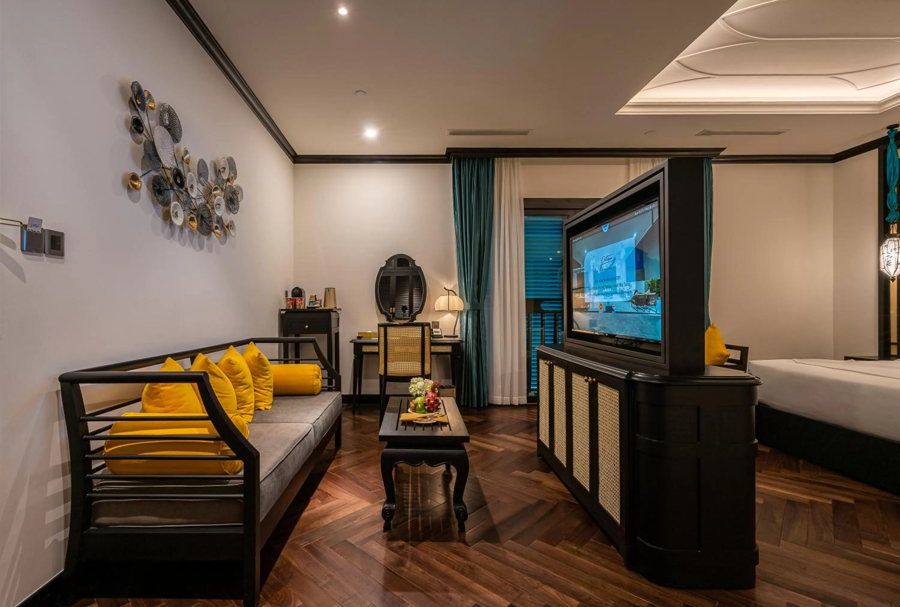 TV and multimedia, Bed in Potique Hotel