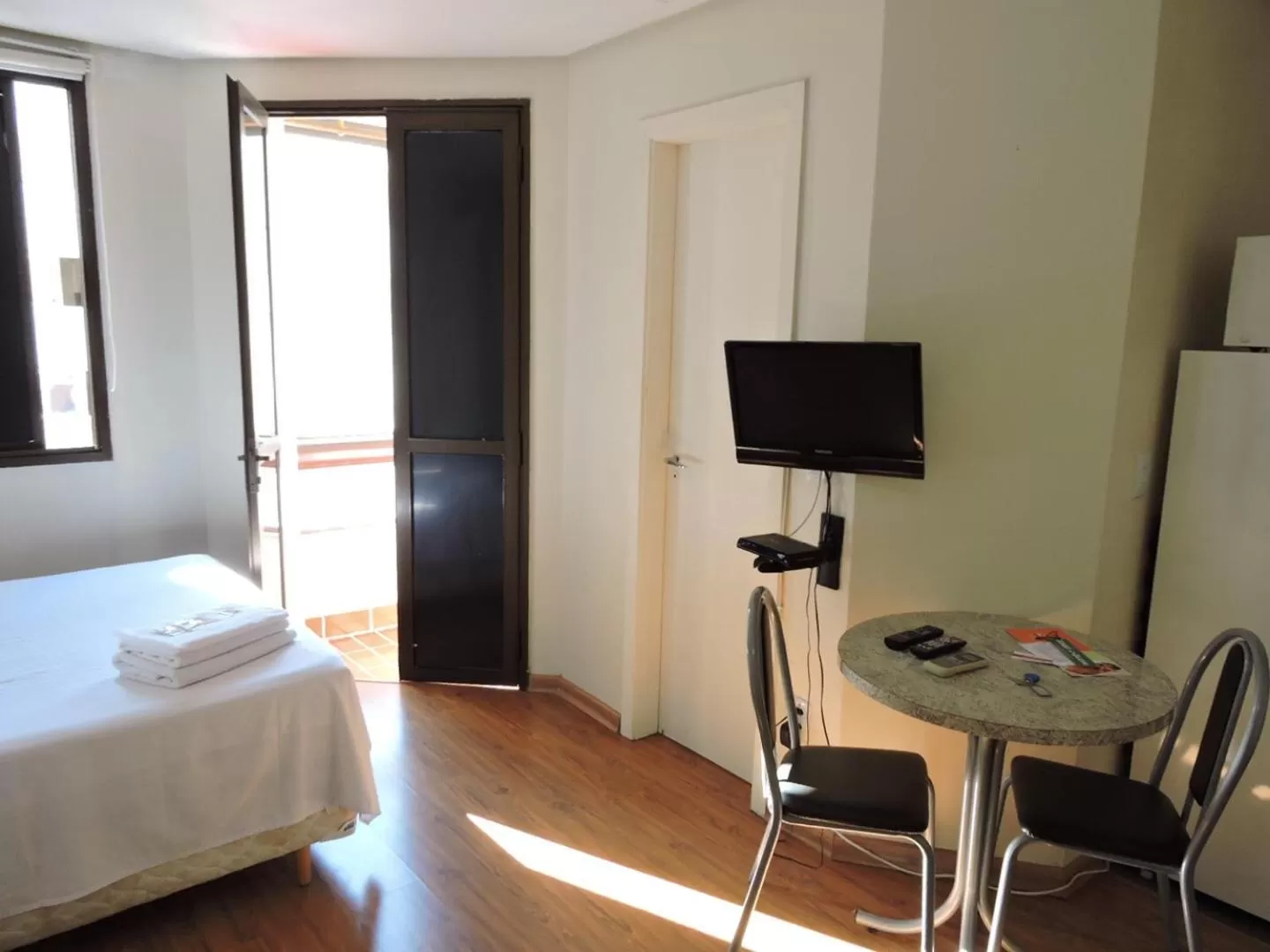 Bed in Manhattan Apart Hotel