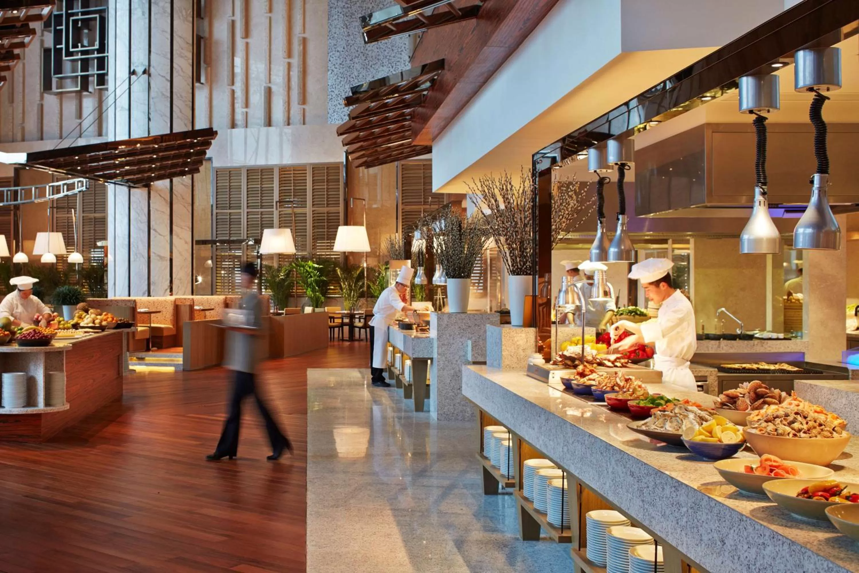 Restaurant/places to eat in Hyatt Regency Qingdao - Stone old beach - Exhibition Center