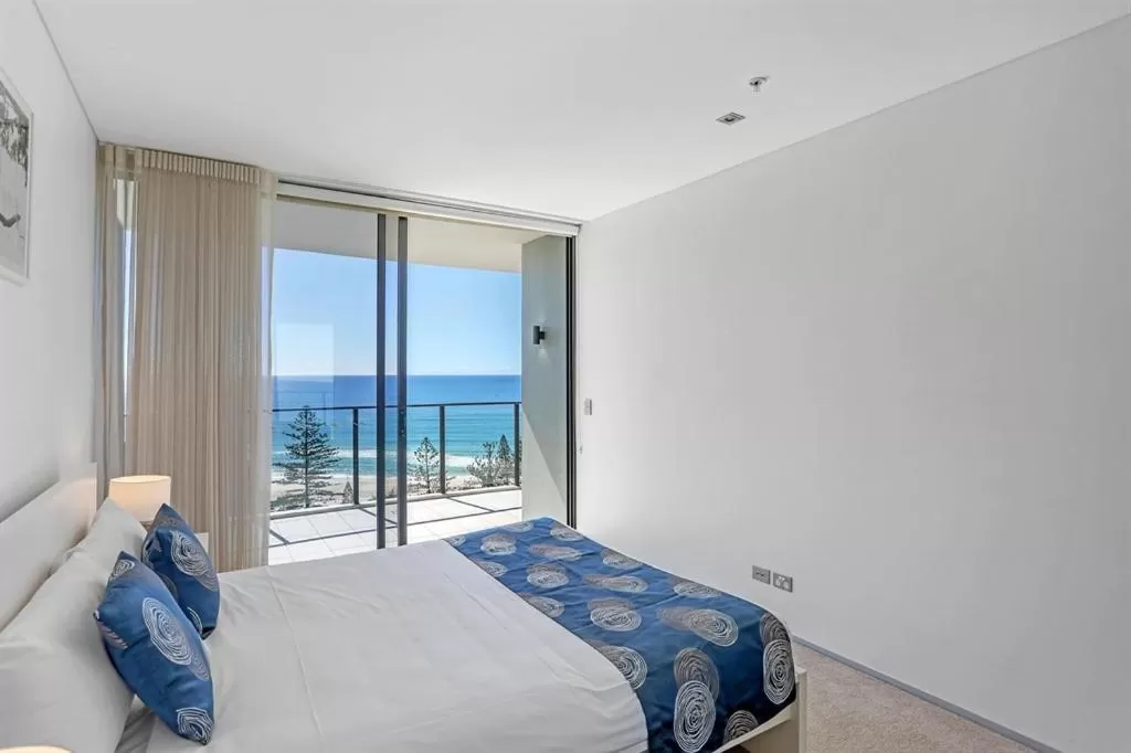Bedroom, Bed in Ambience on Burleigh Beach