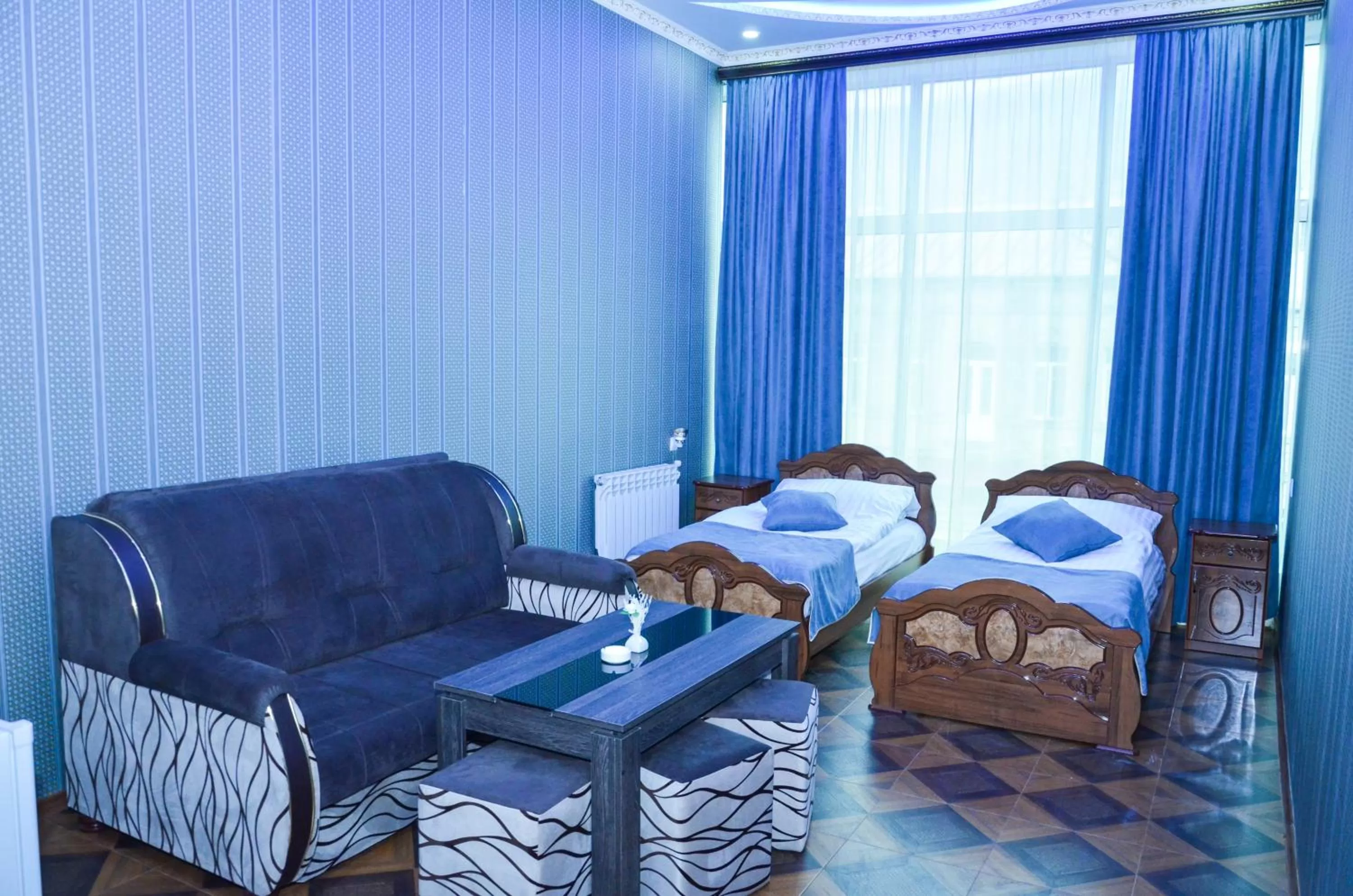 Bed in Zangezur Hotel