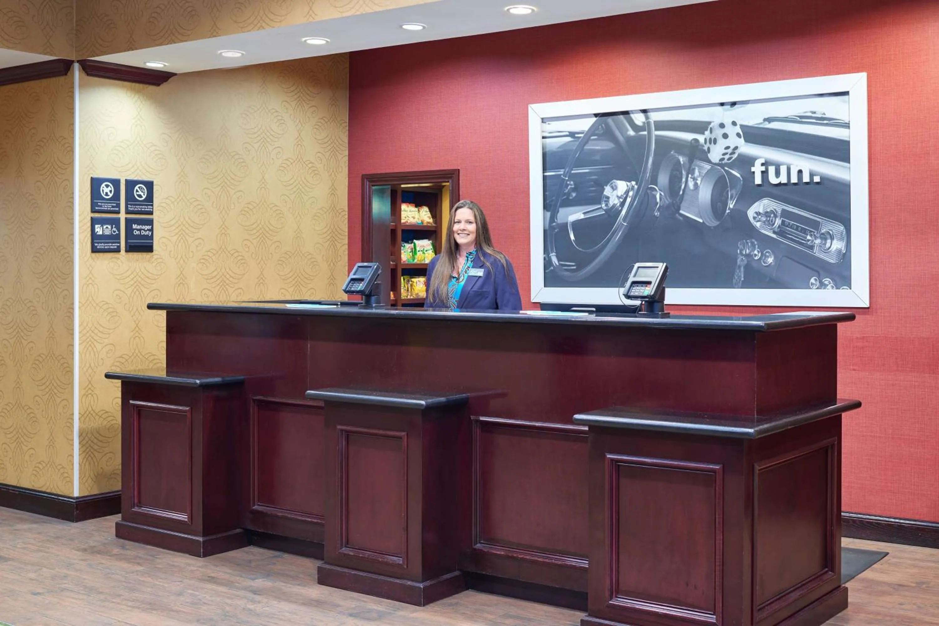 Lobby or reception in Hampton Inn & Suites Austin South Buda
