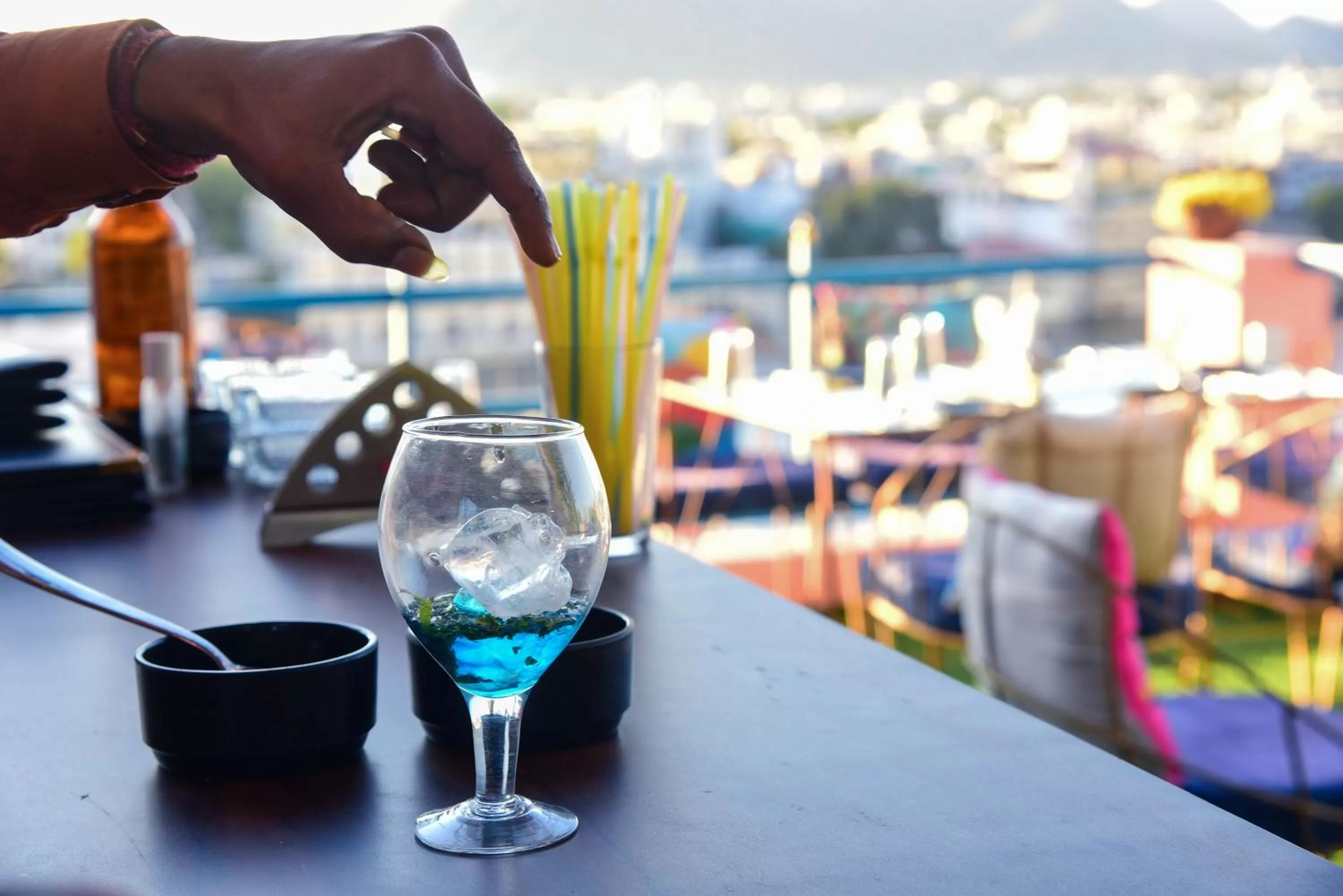 Drinks in Hotel Casa by the lake