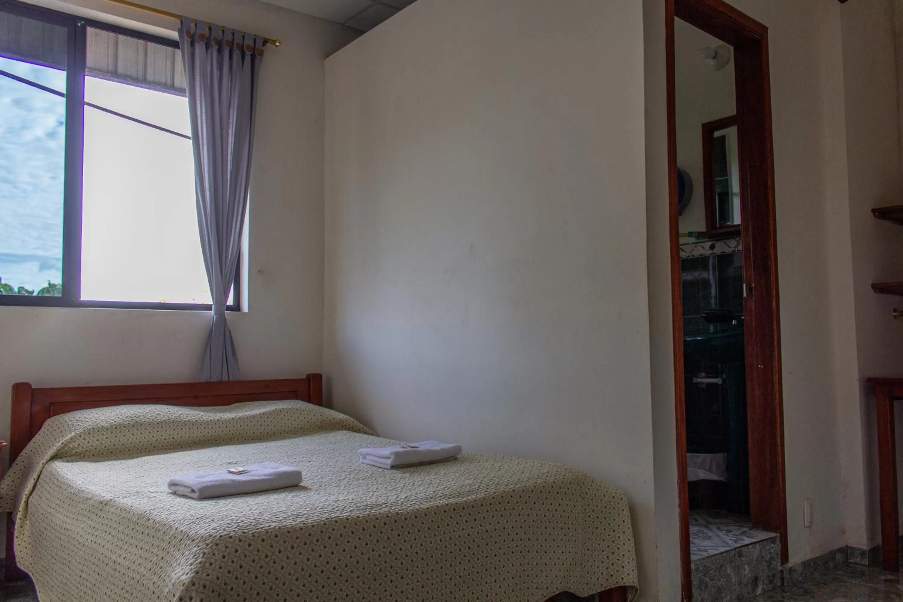 Bed in Hostal Limoncocha