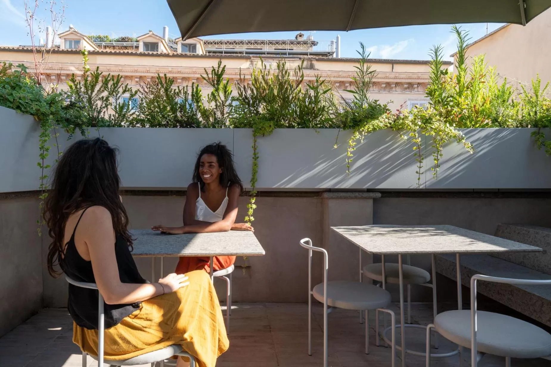 Patio in Hotel Scenario