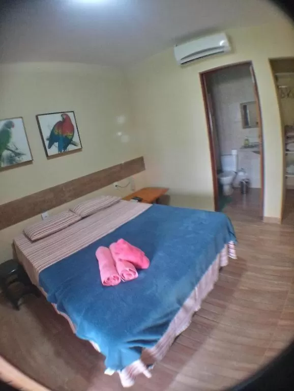 Bed in Pousada São Miguel dos Milagres