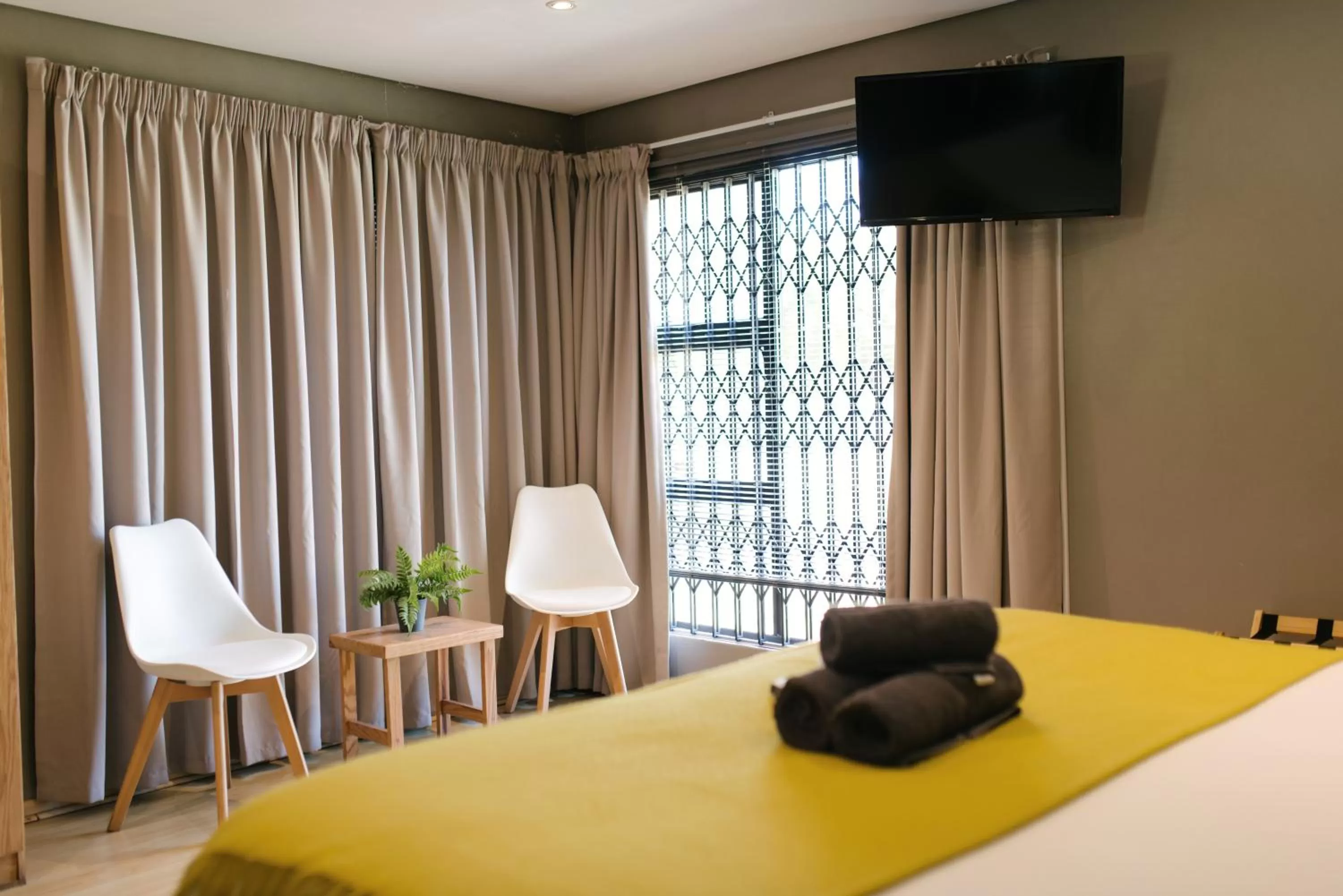 Bed in Agapé Boutique Guesthouse Bothaville