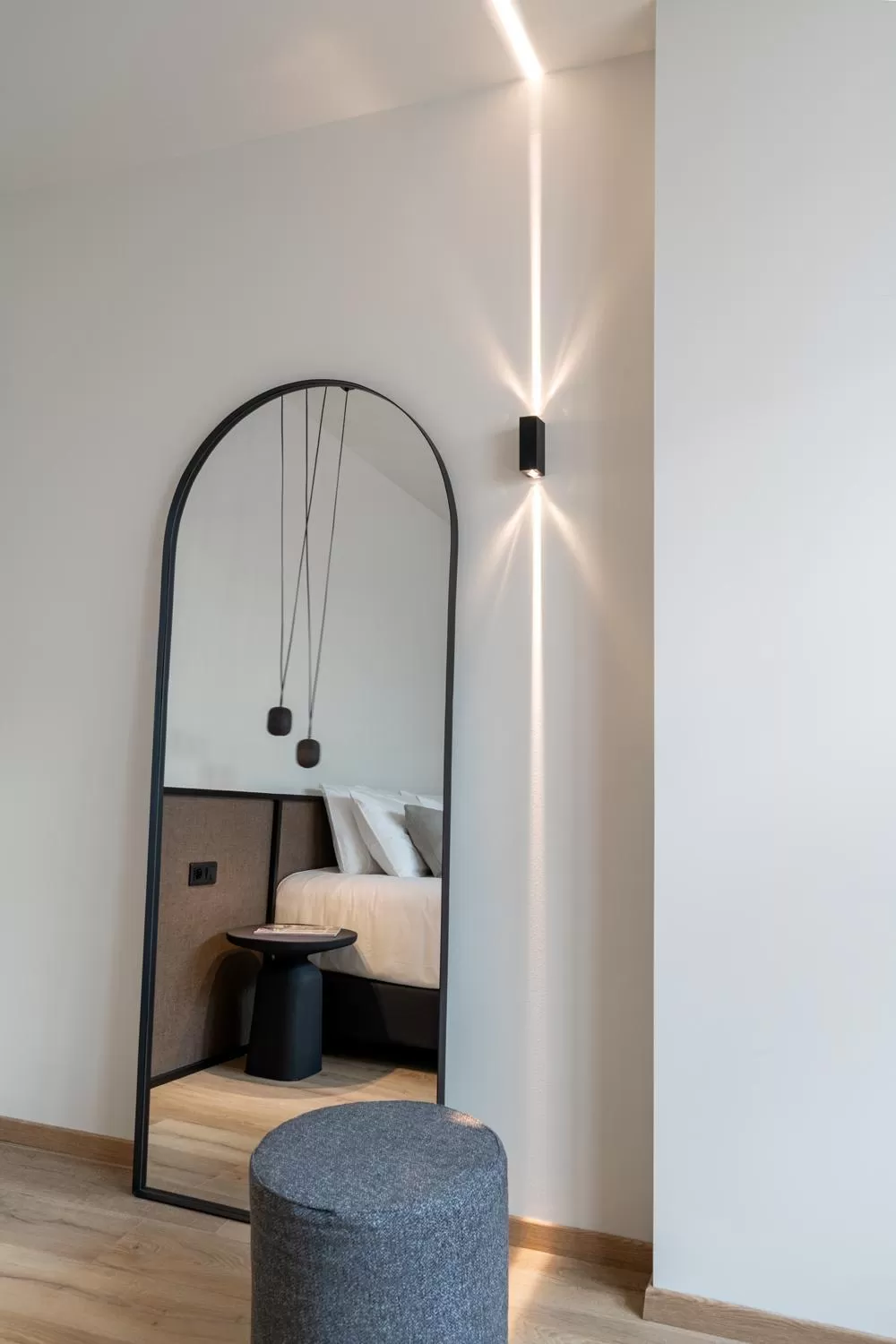 Bed in Athens Woo Suites