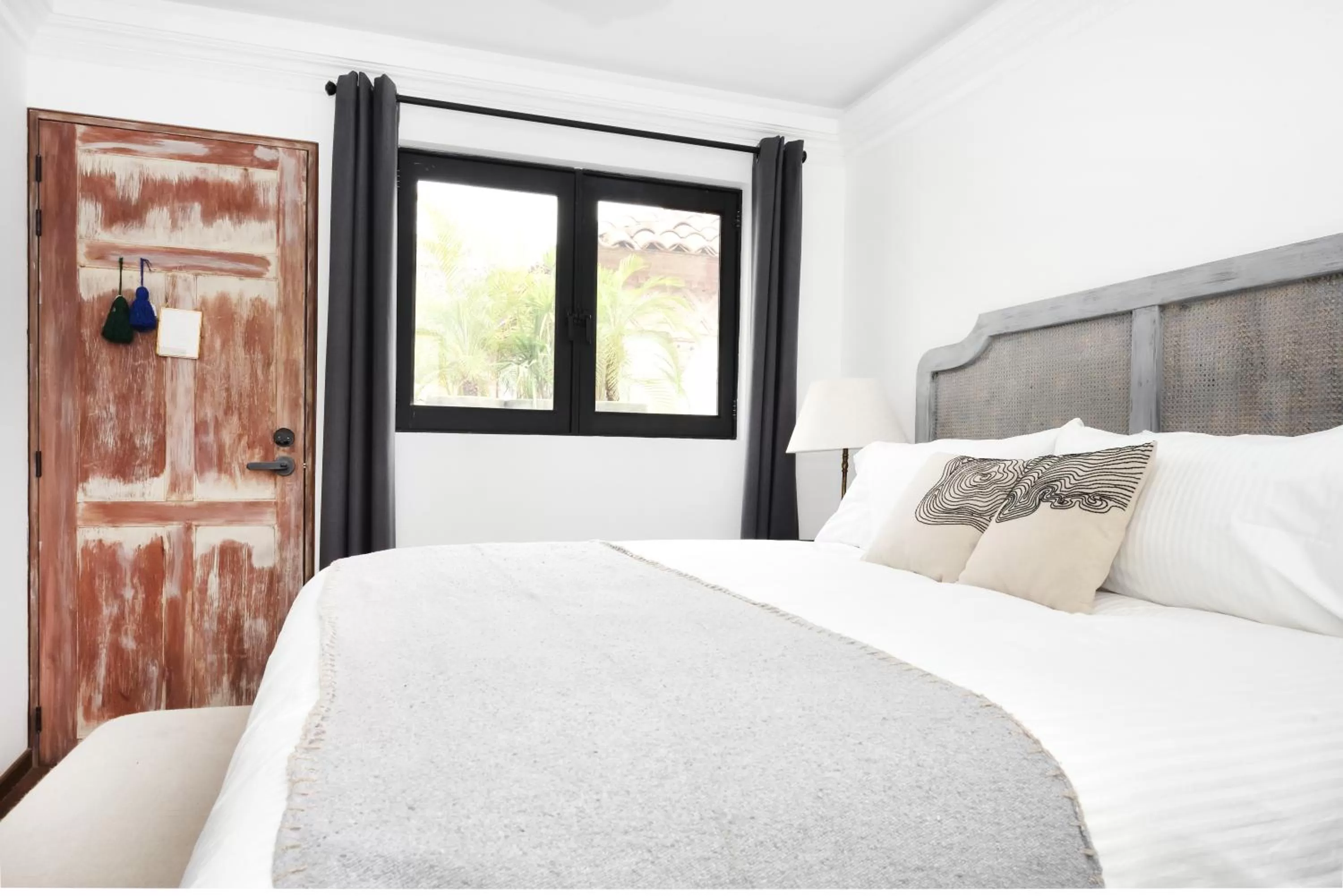 Bed in Orchid House Mexico City