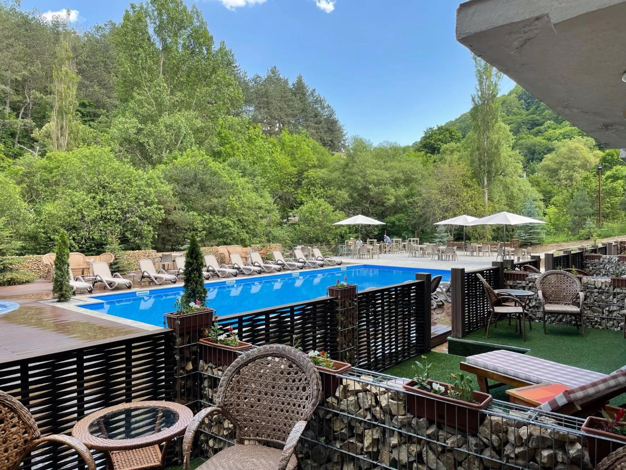 Pool view in Best Western Plus Paradise Hotel Dilijan