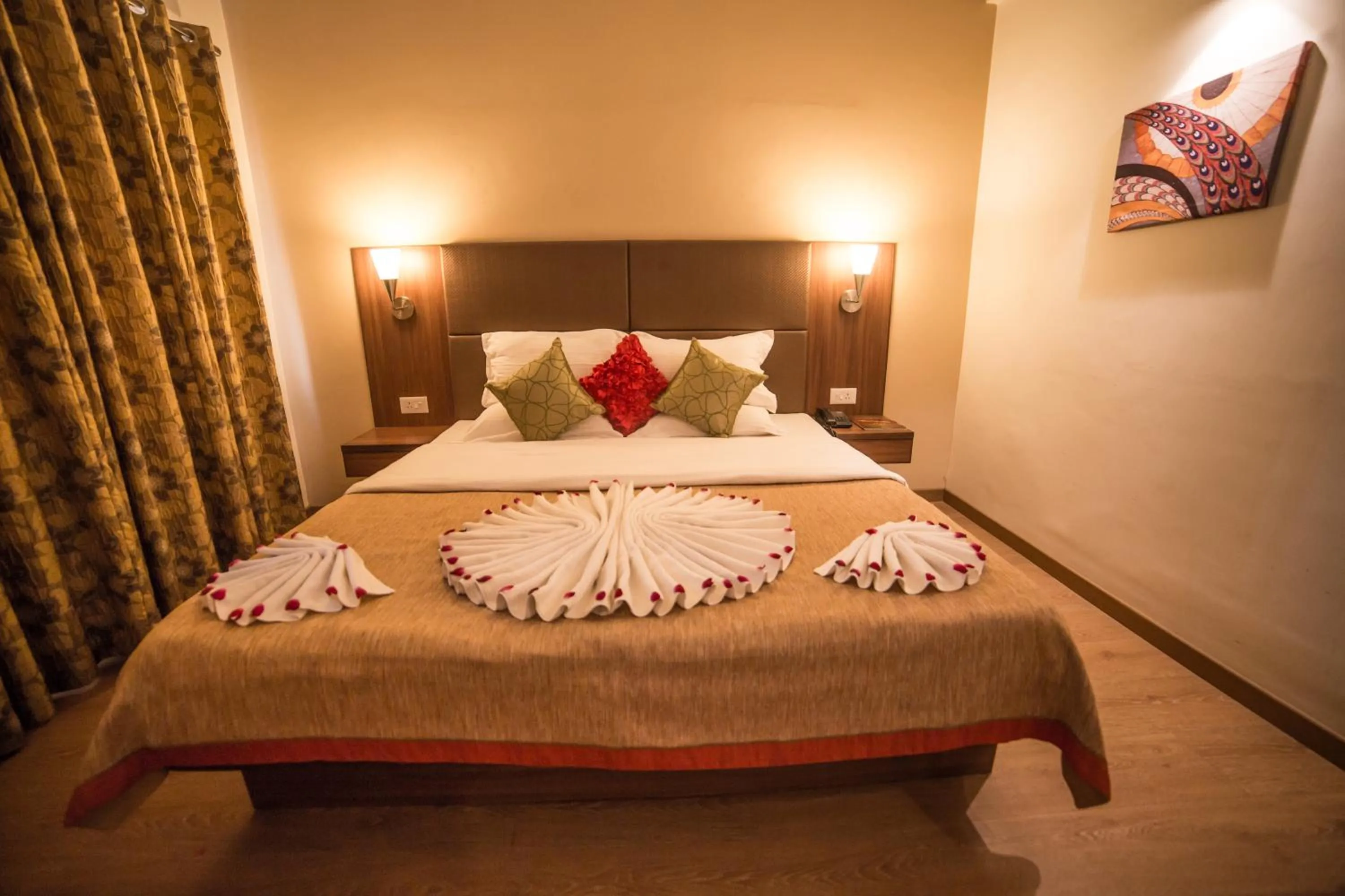 Bed in Diamond Hotel