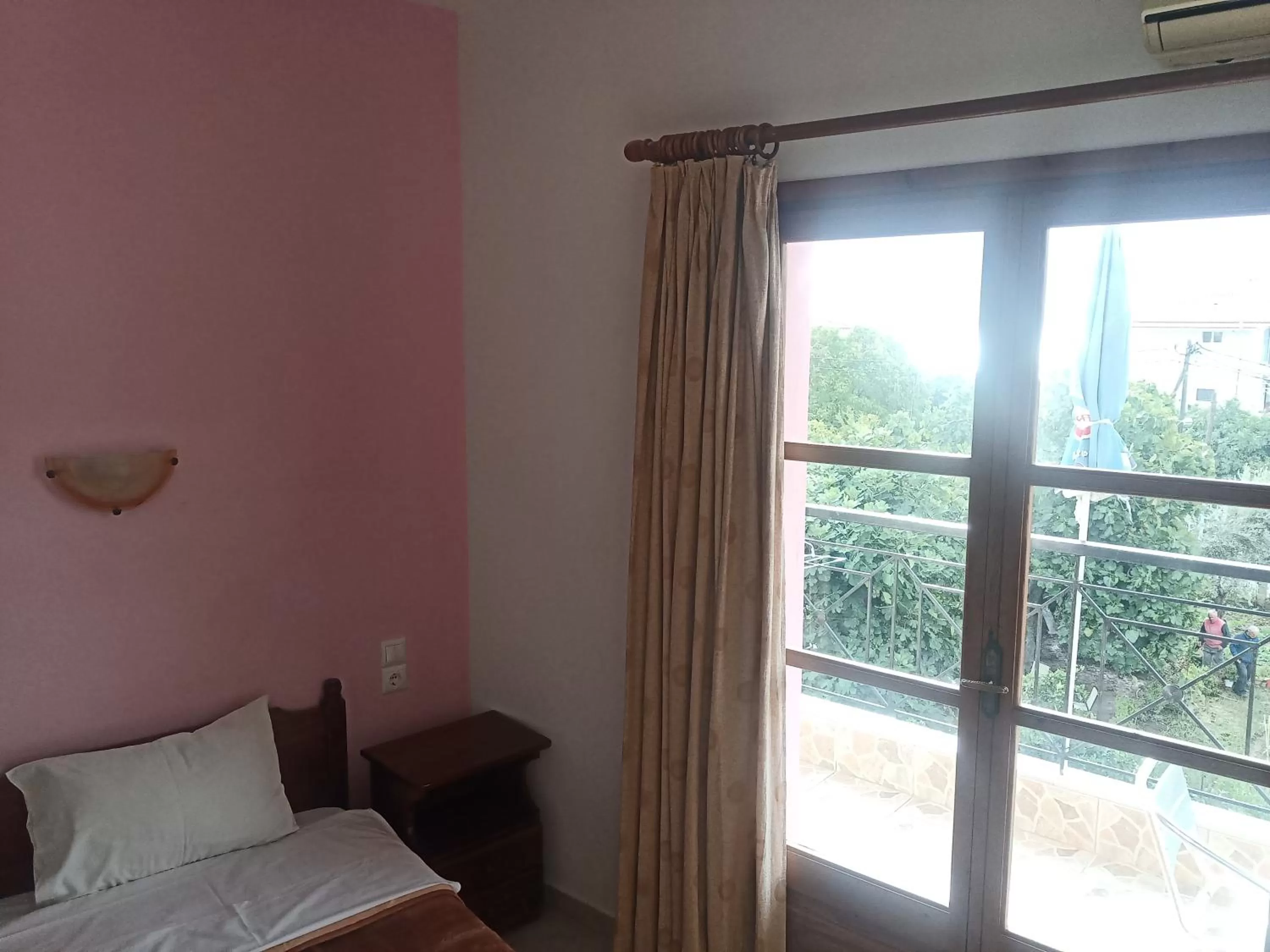 Balcony/Terrace, Bed in skiathos studios HL