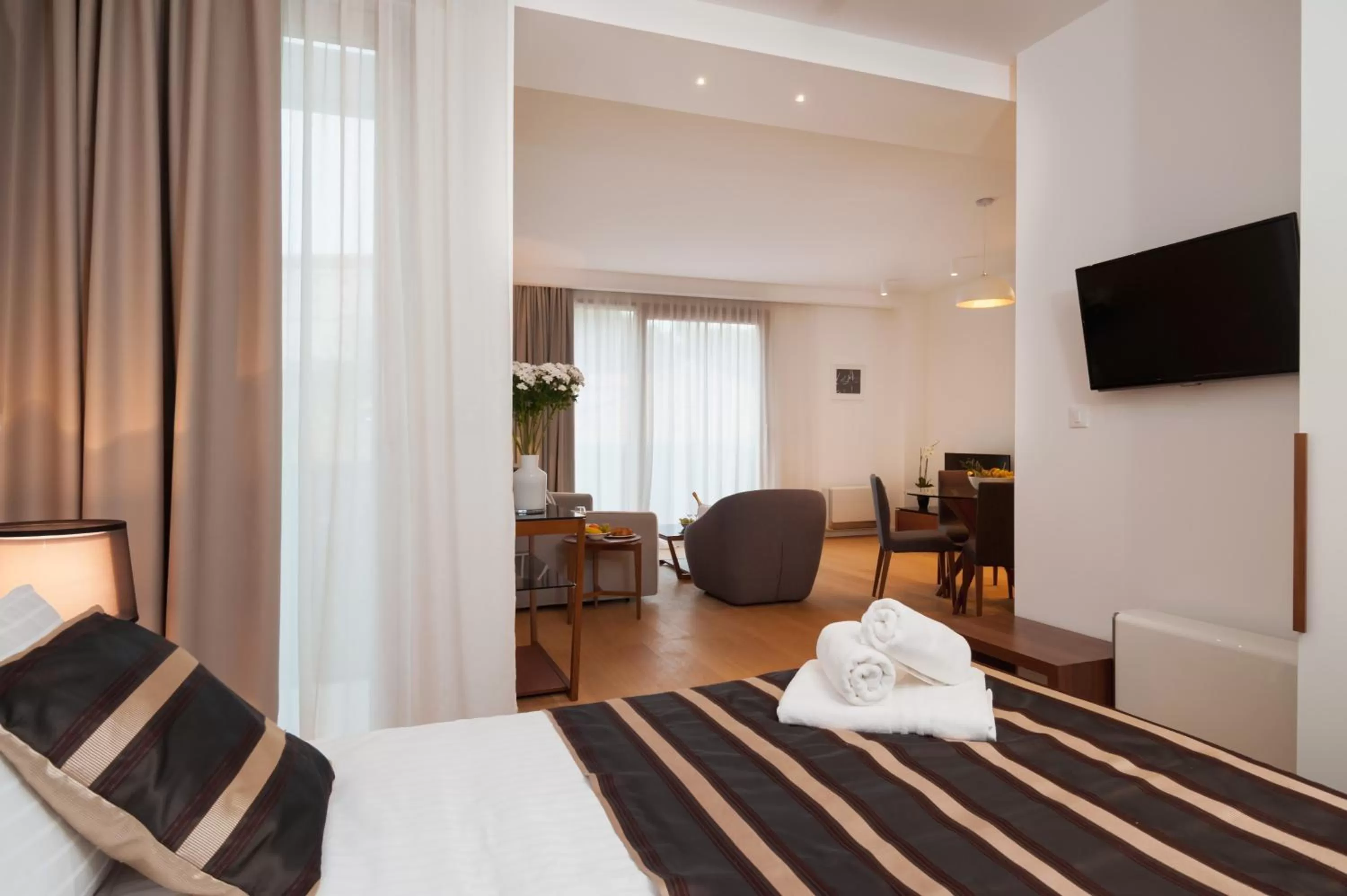 Bedroom, Bed in Residence by Vestibul Palace