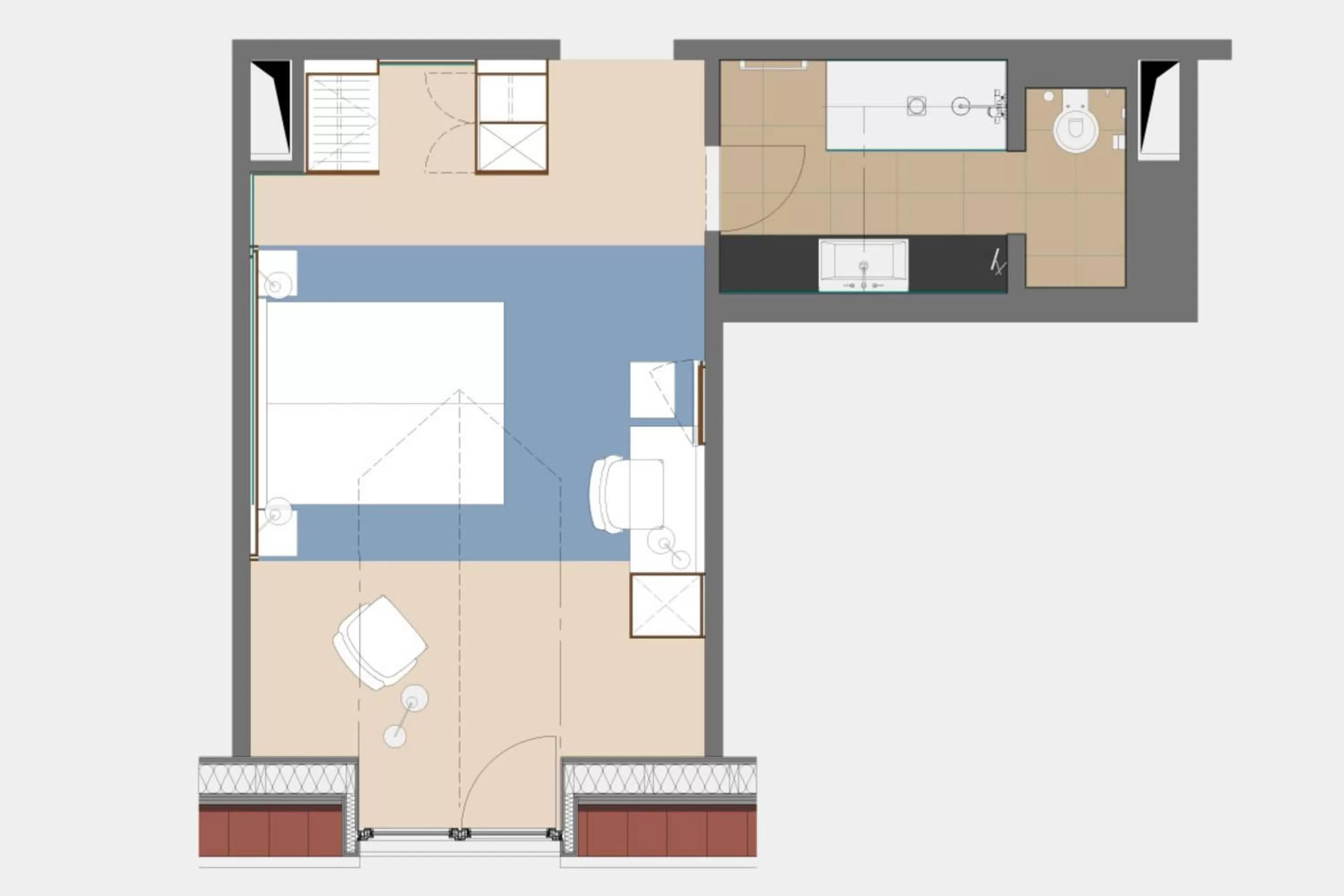 Superior Double Room in Hafenhotel Meereszeiten