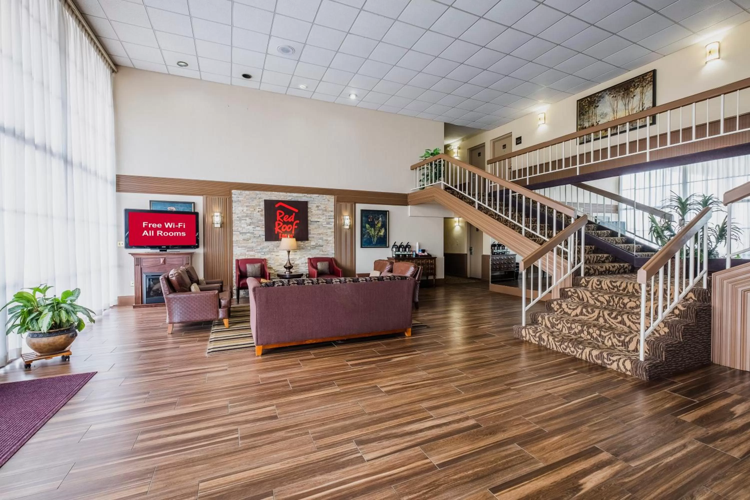 Lobby or reception in Red Roof Inn Meridian