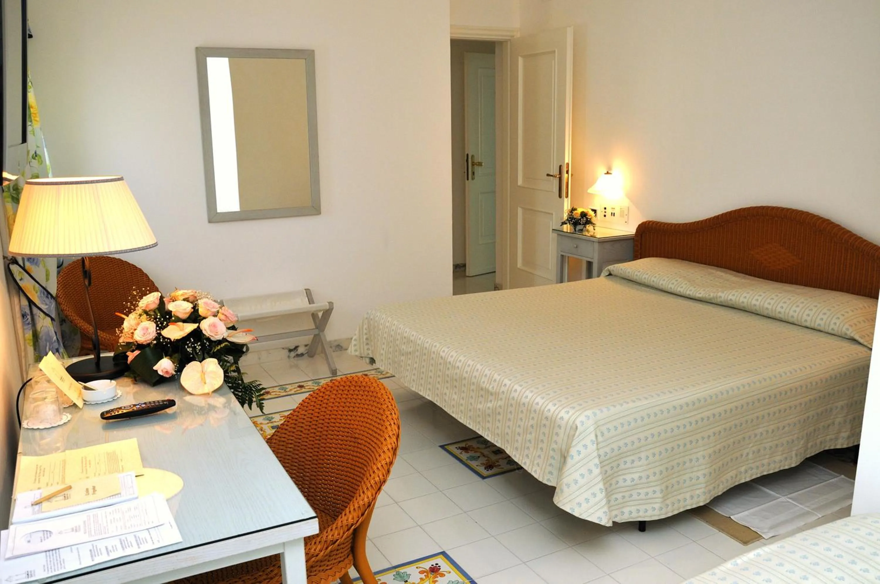 Bed in Villa Irlanda Grand Hotel