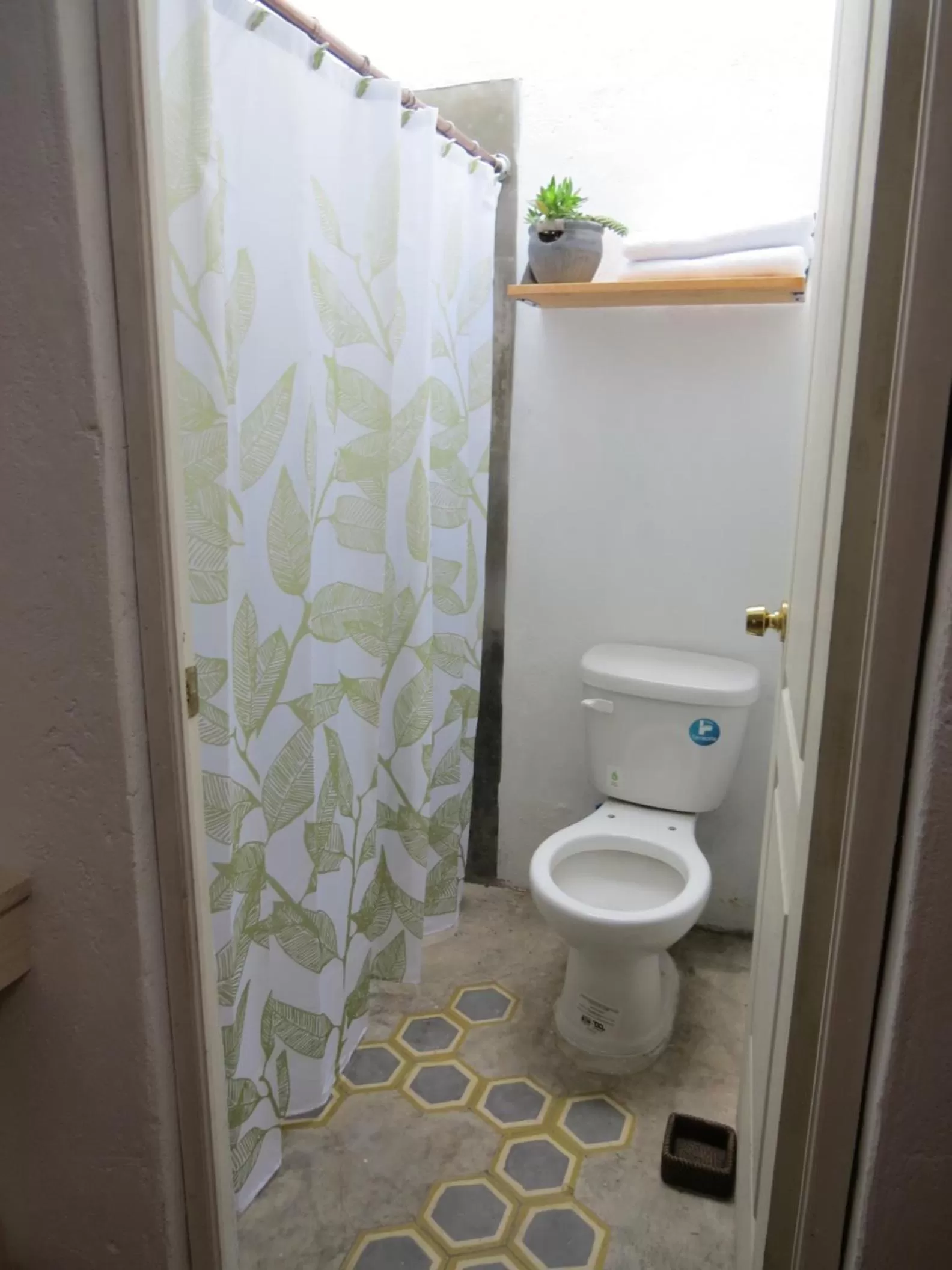 Bathroom in Hostal Hoja Santa