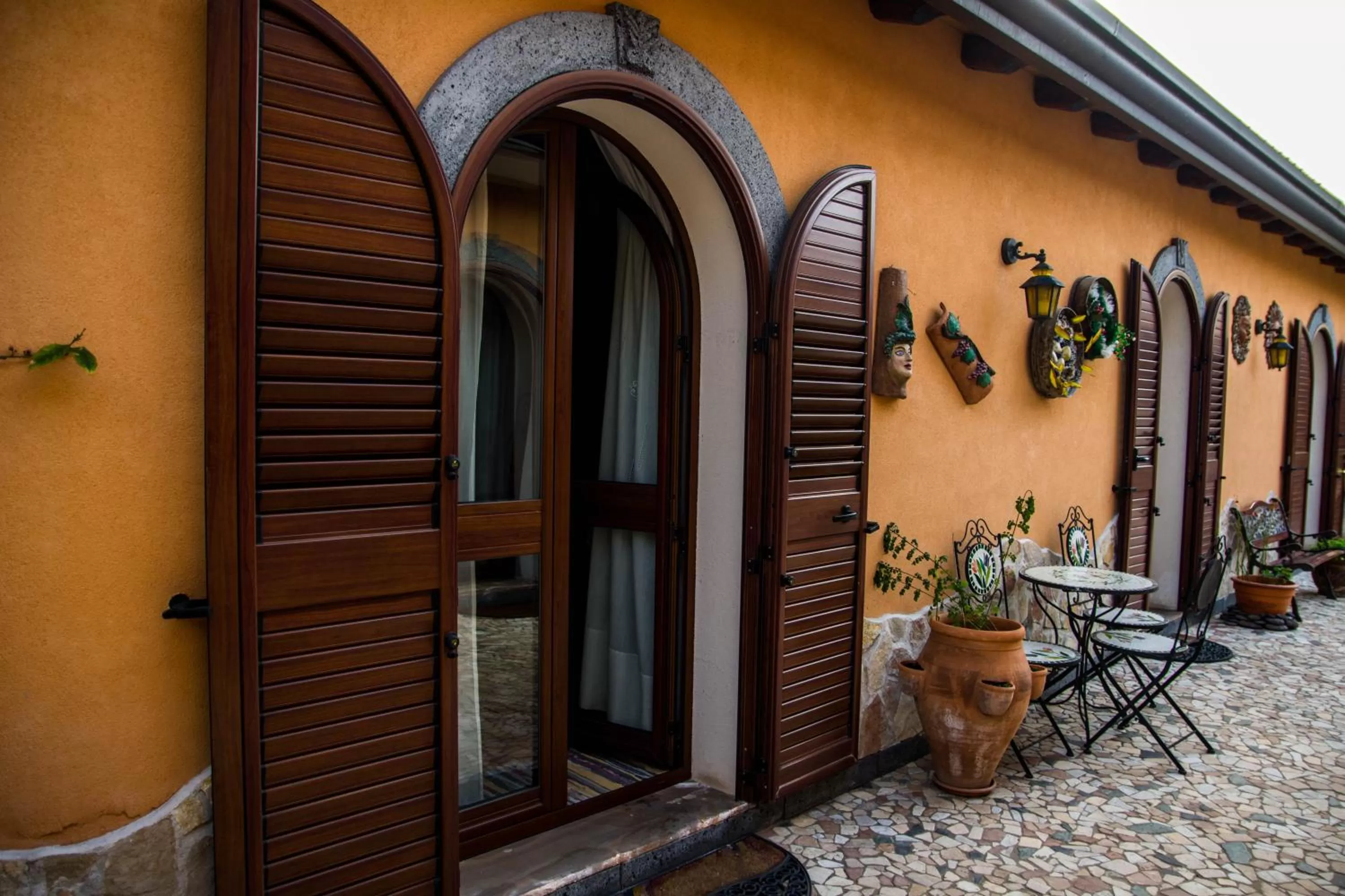 Patio in B&B Villa Liliya