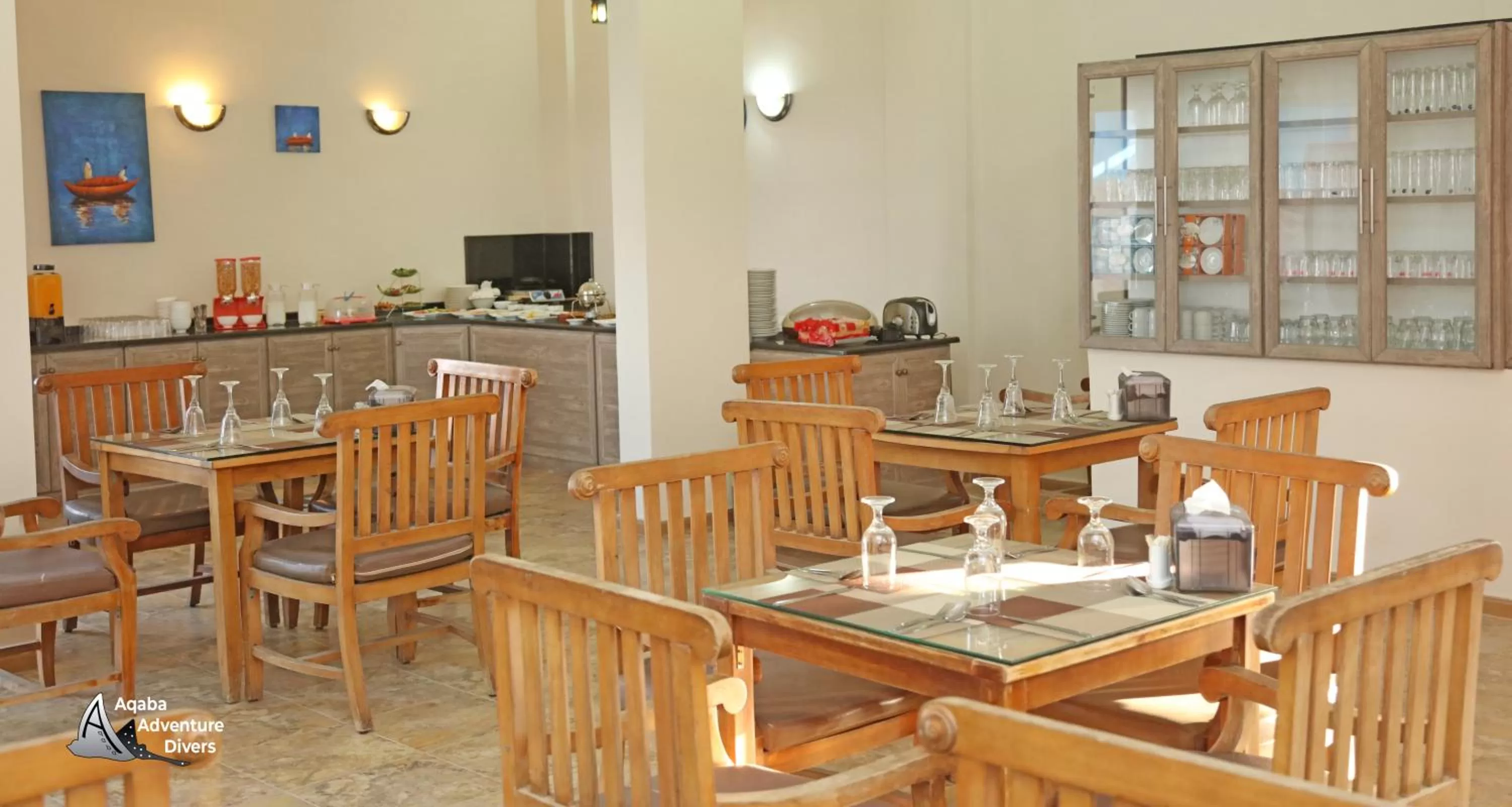 Restaurant/places to eat in Aqaba Adventure Divers Resort & Dive Center