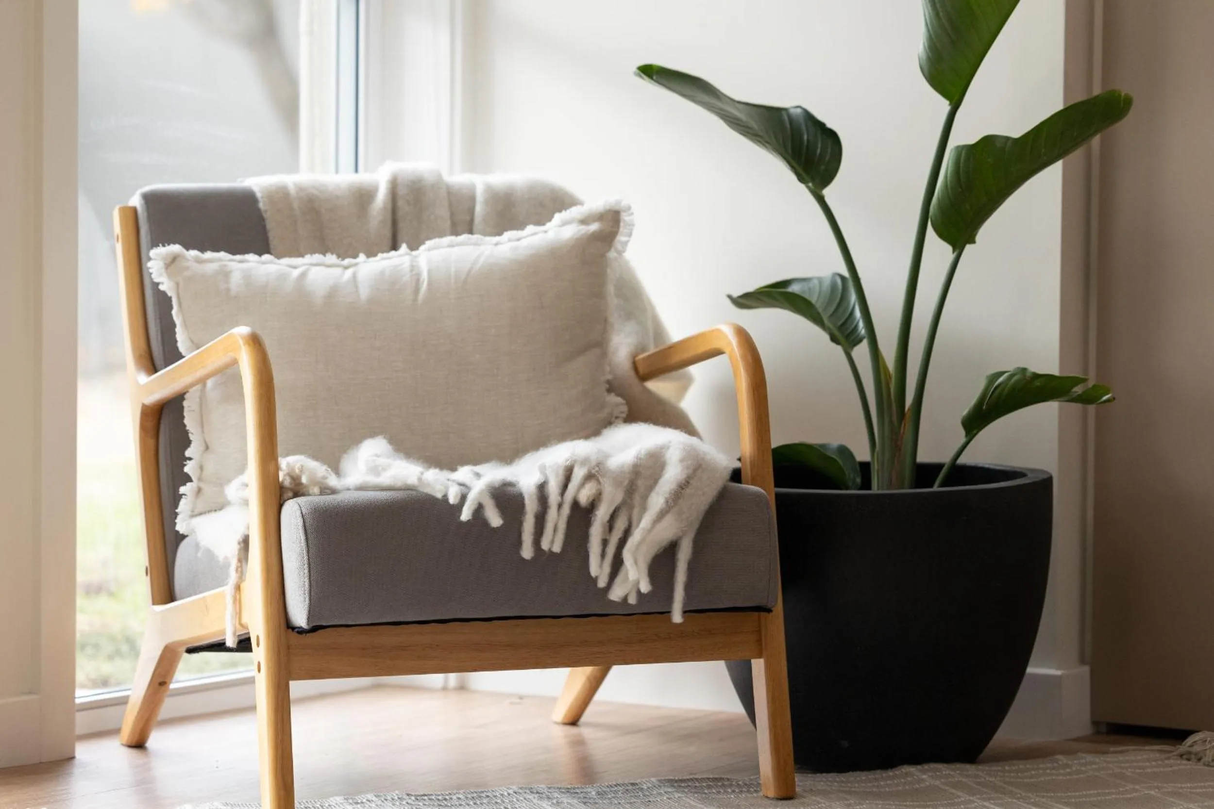 Living room in Hermitage Lodge