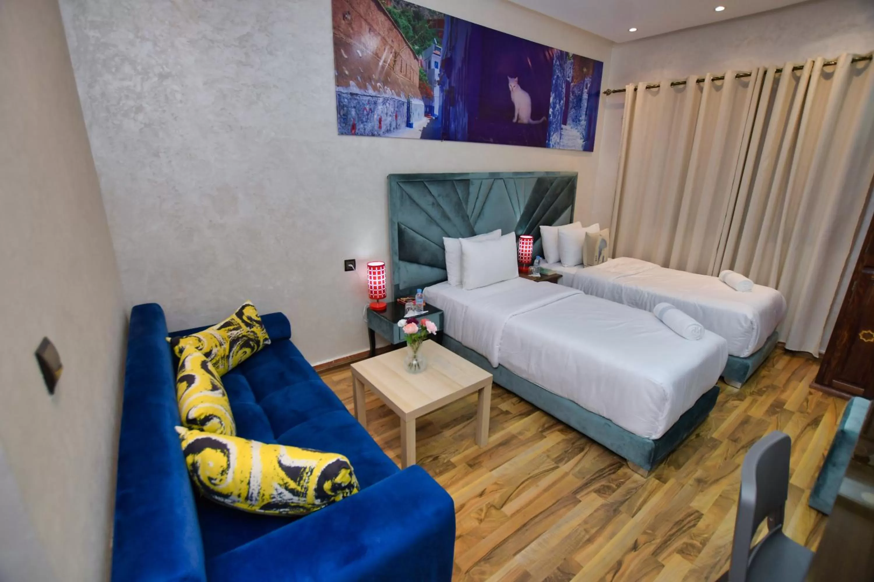 Bed in Hotel Dar Annasr