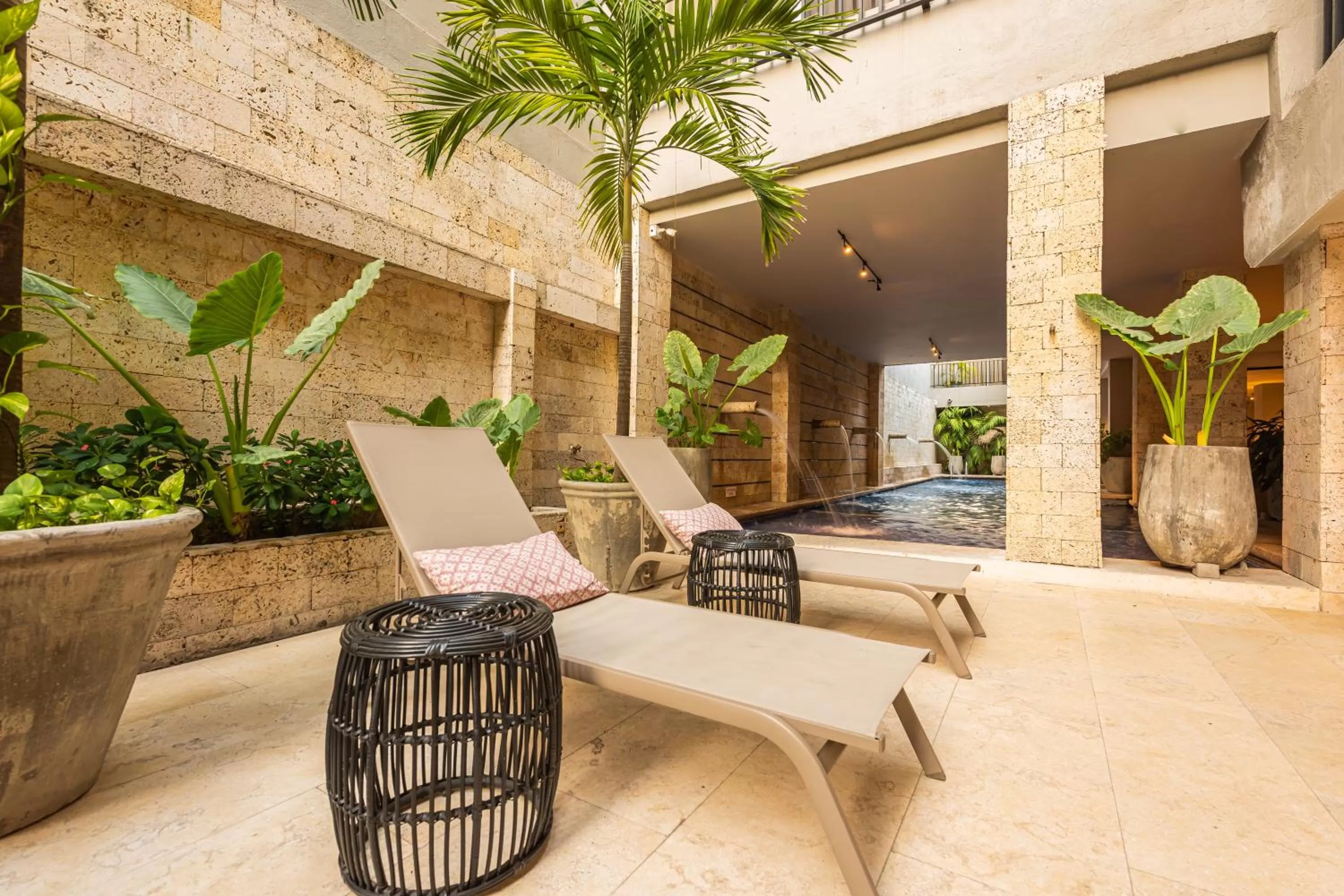 Patio in Madisson Boutique Hotel Cartagena