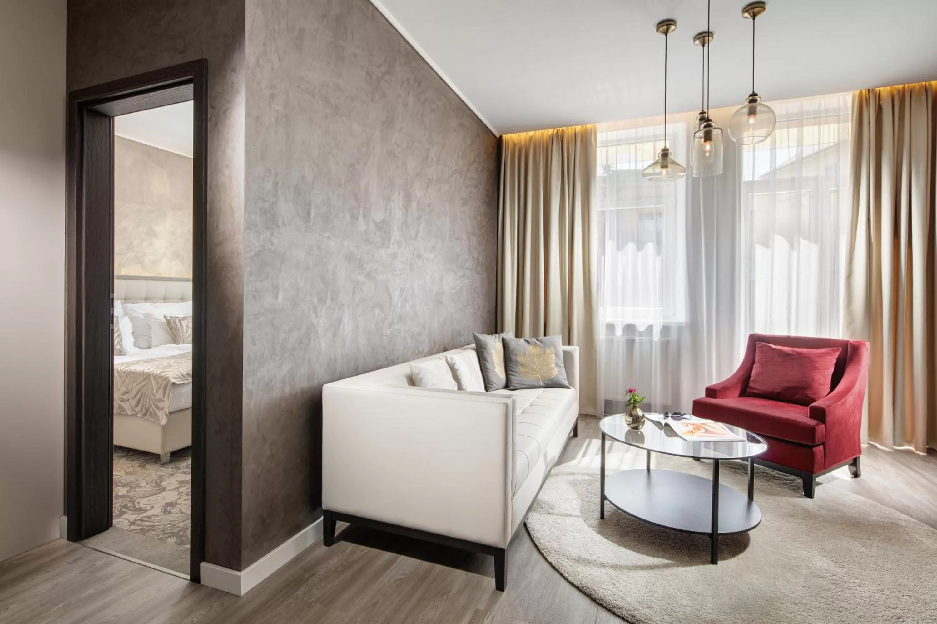 Living room, Bed in Mamaison Residence Sulekova Bratislava