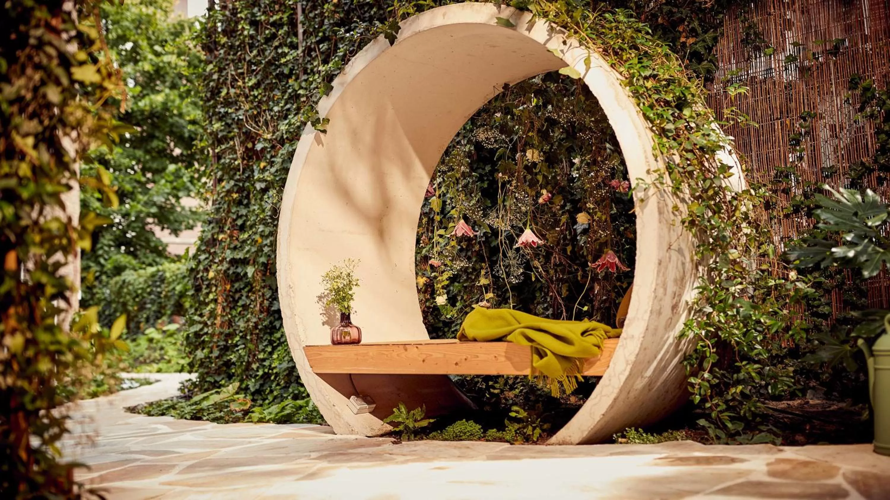 Garden in Park Plaza Vondelpark Amsterdam