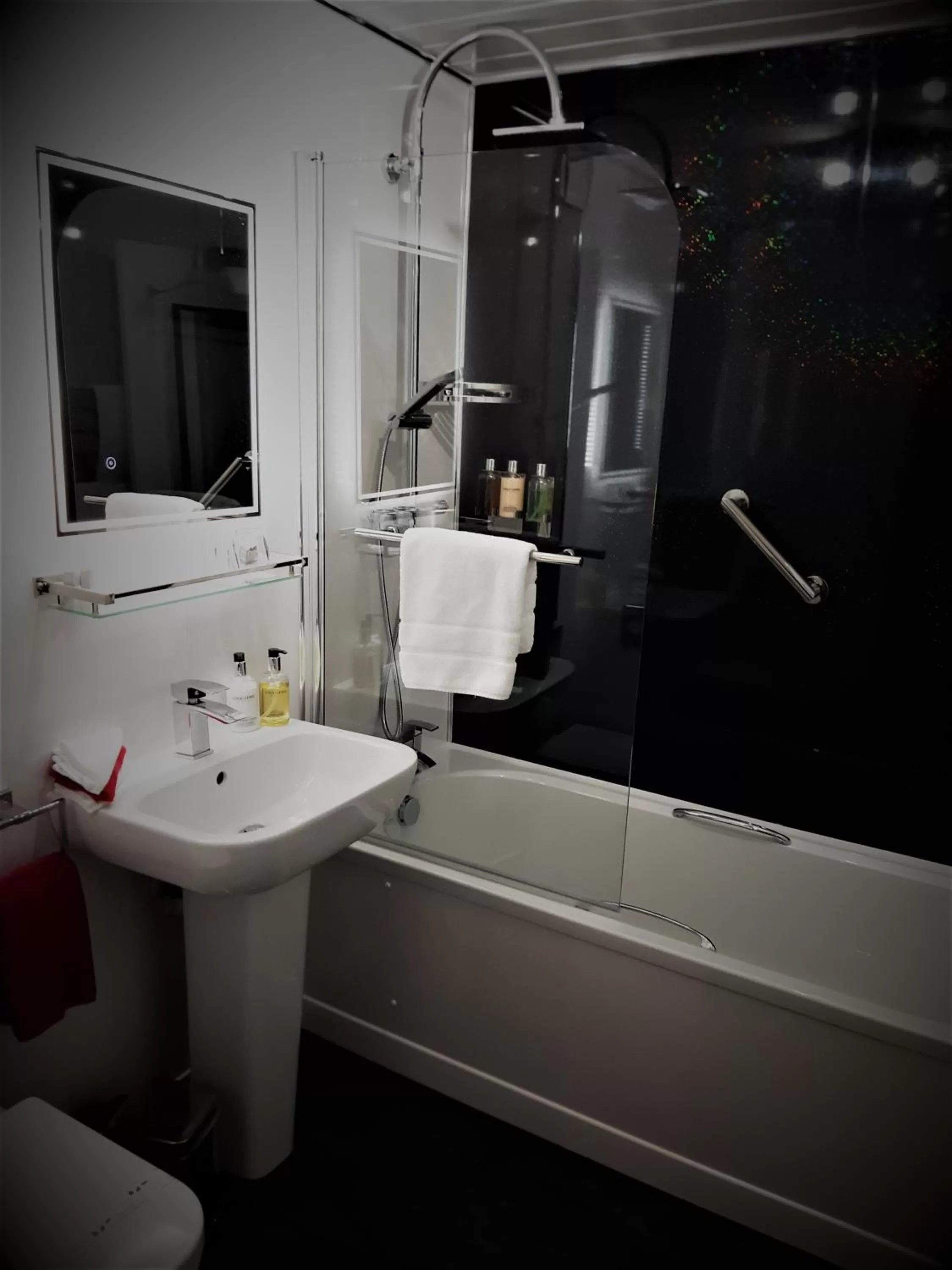 Bathroom in Cadillac Kustomz Hotel