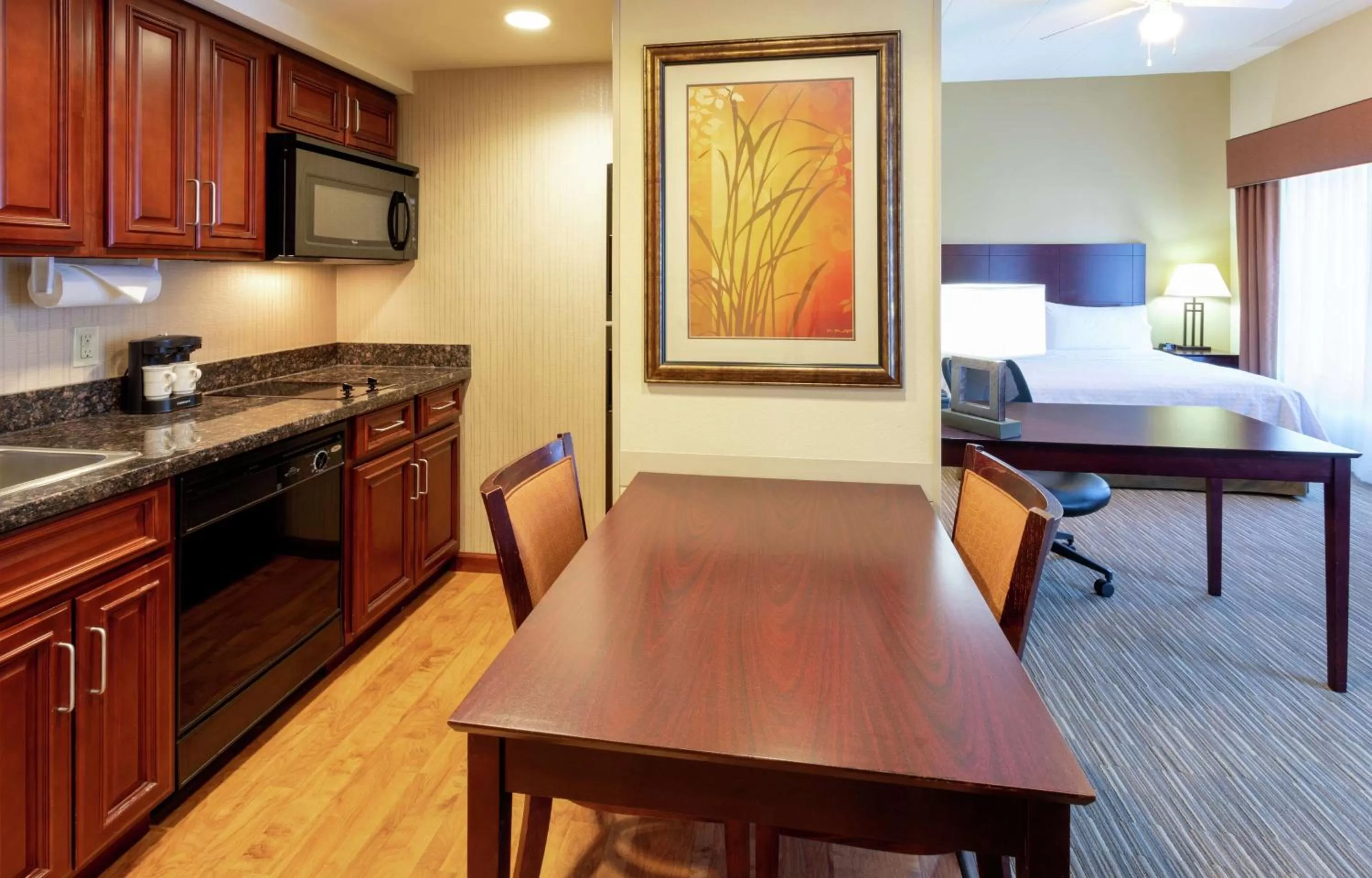 Bedroom in Homewood Suites by Hilton Minneapolis - Saint Louis Park at West End
