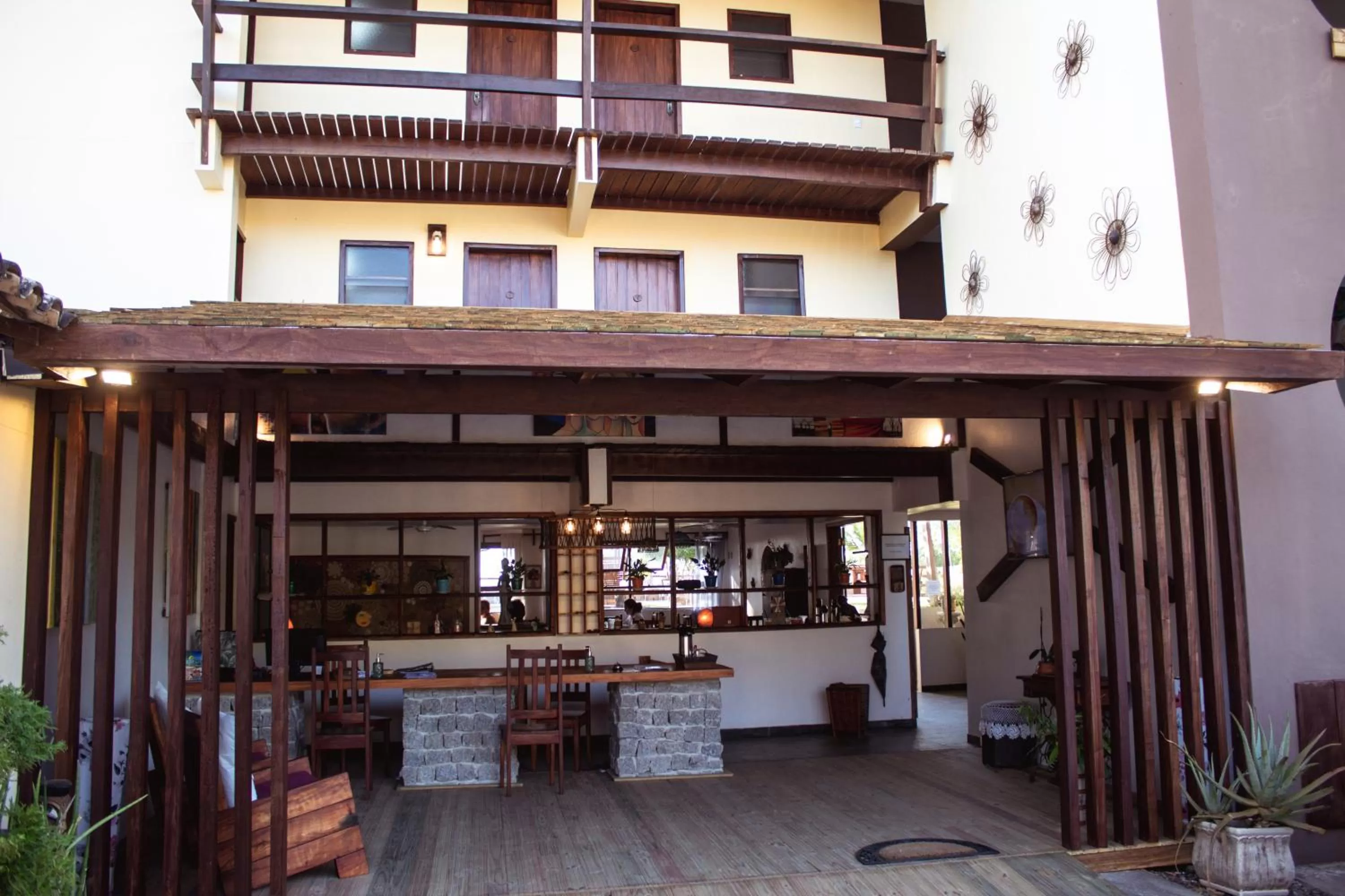 Lobby or reception in Pousada dos Hibiscus