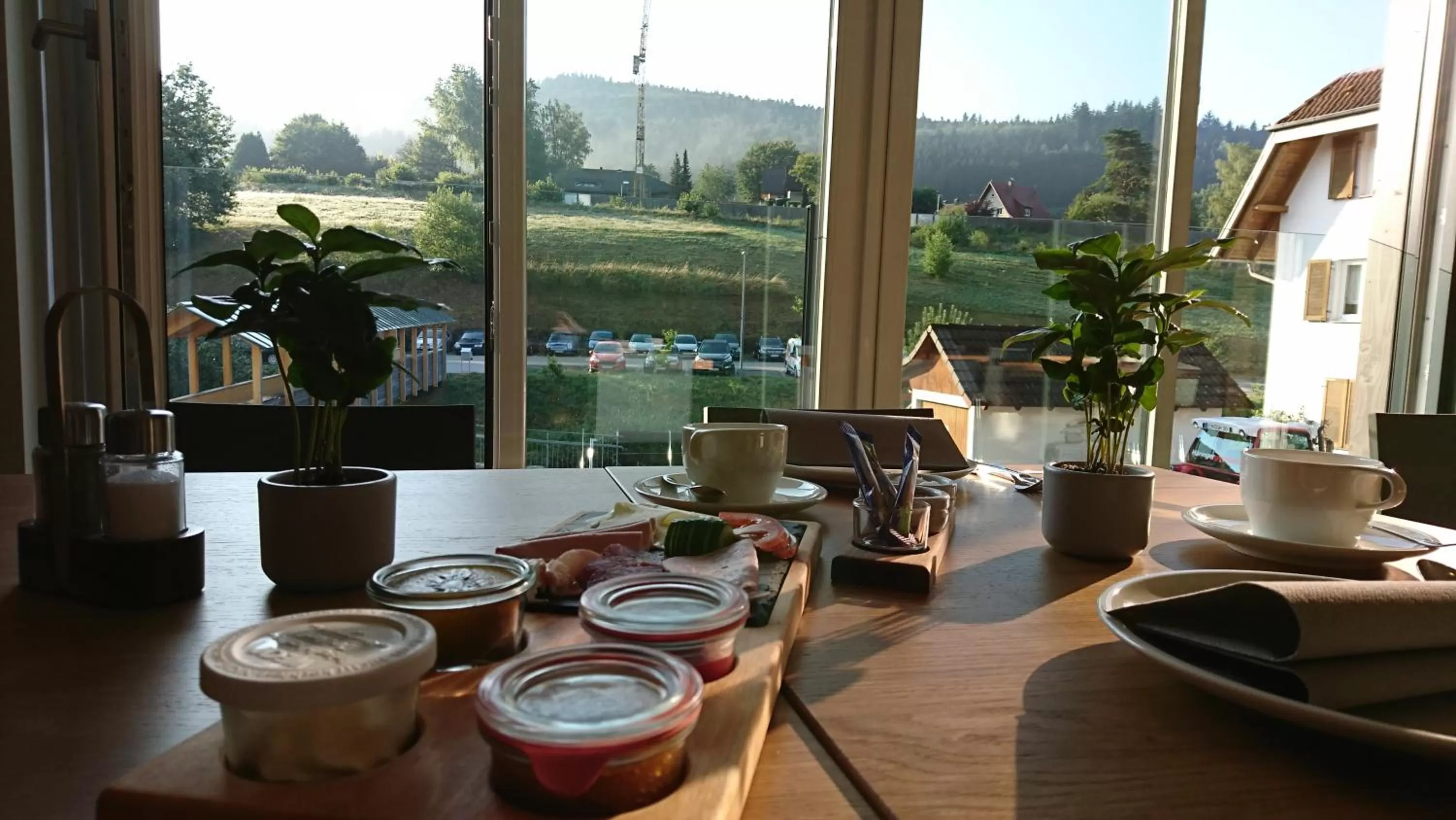 Buffet breakfast in Hotel Restaurant Kochschule Rössle