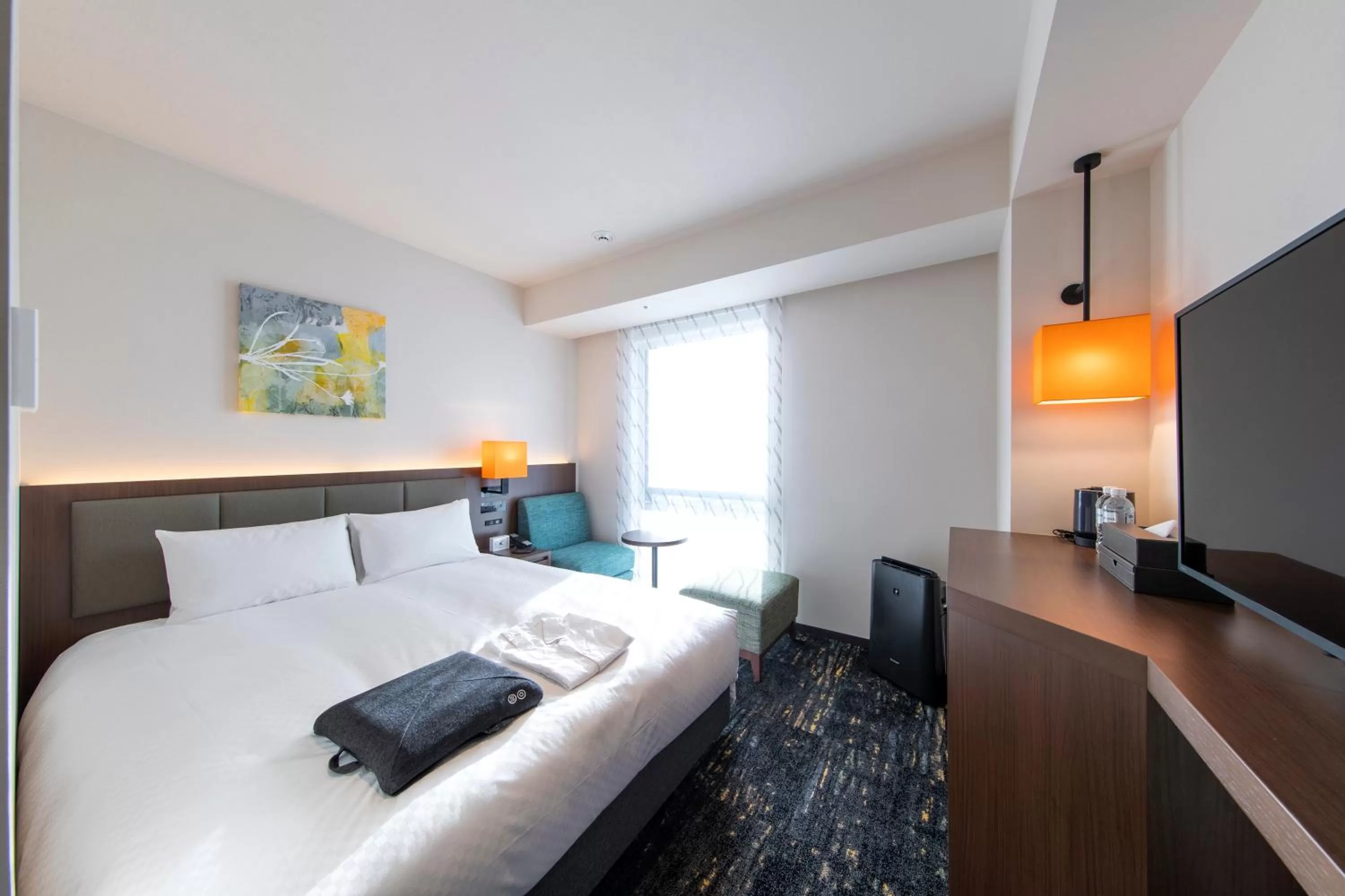 Bed in Hotel Forza Nagoya Sakae