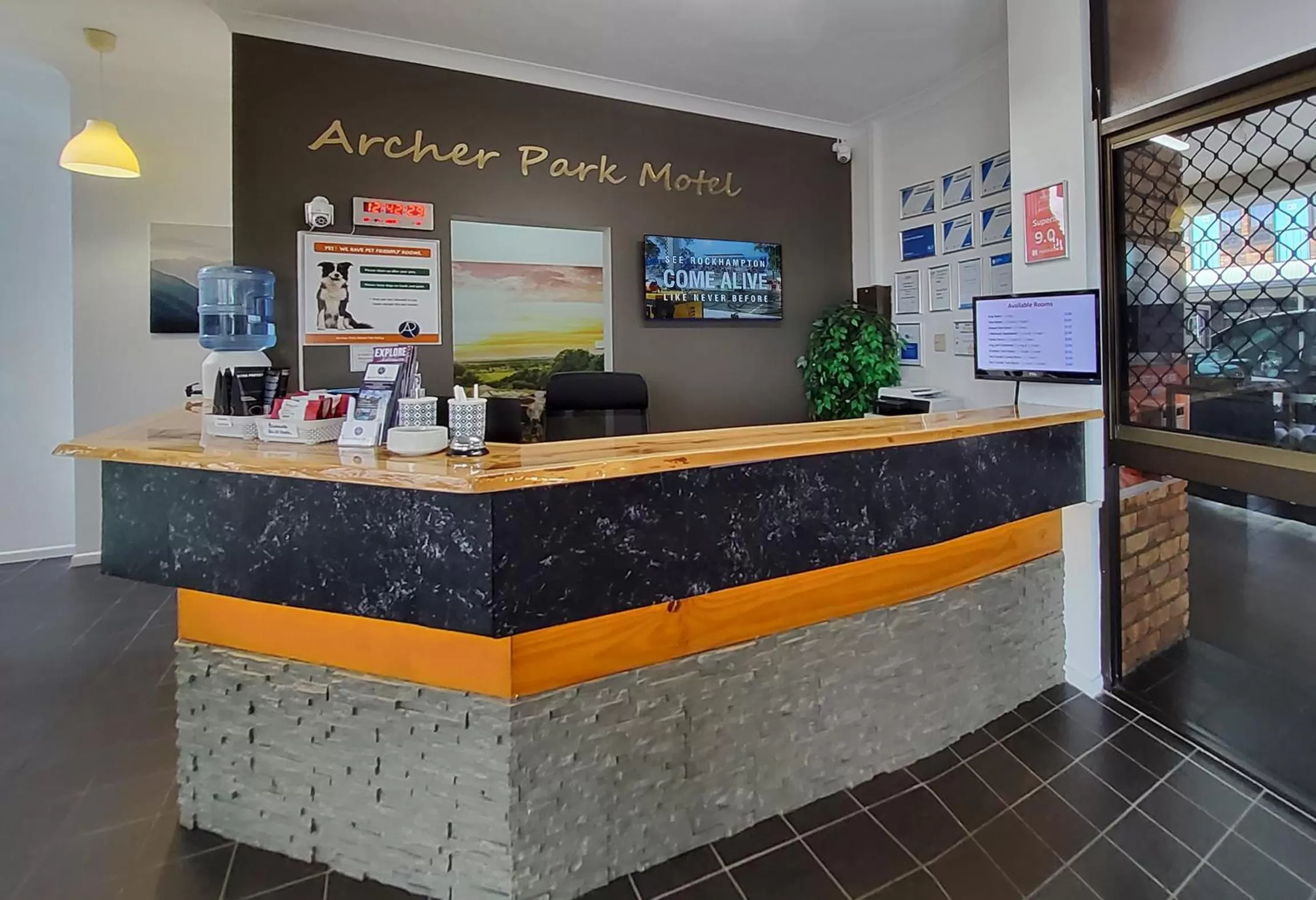 Lobby or reception in Archer Park Motel