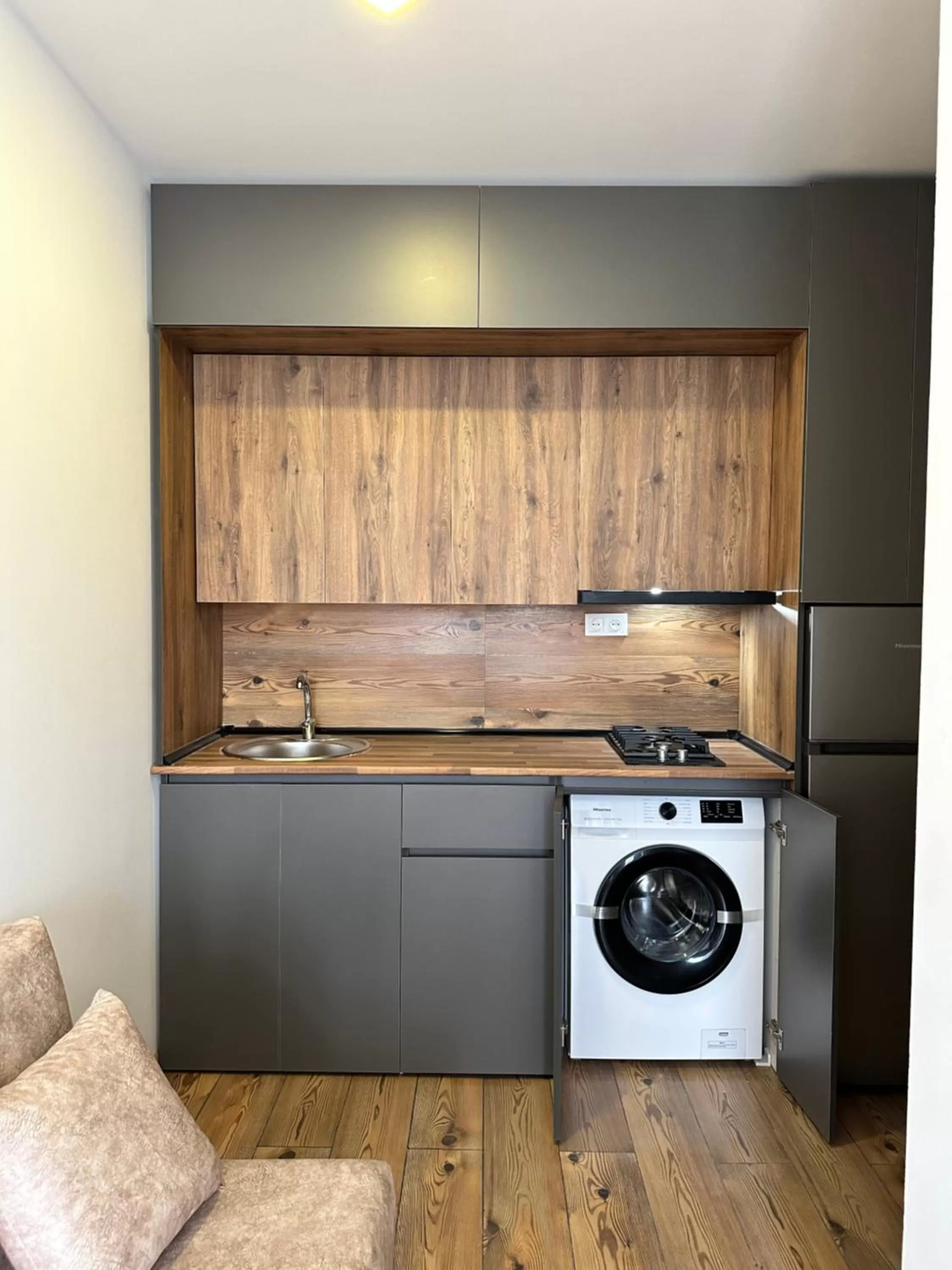 Kitchen or kitchenette in Aparthotel costa