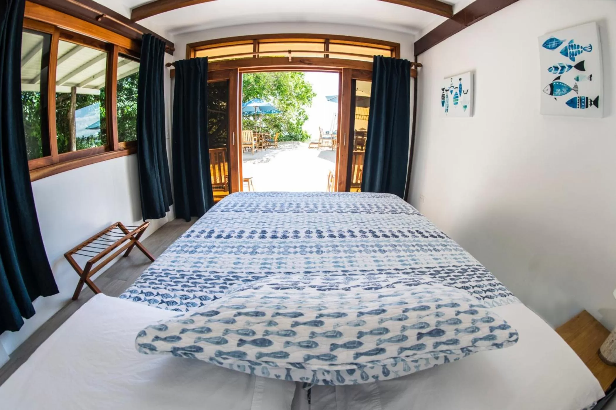 Bed in The Isabela Beach House