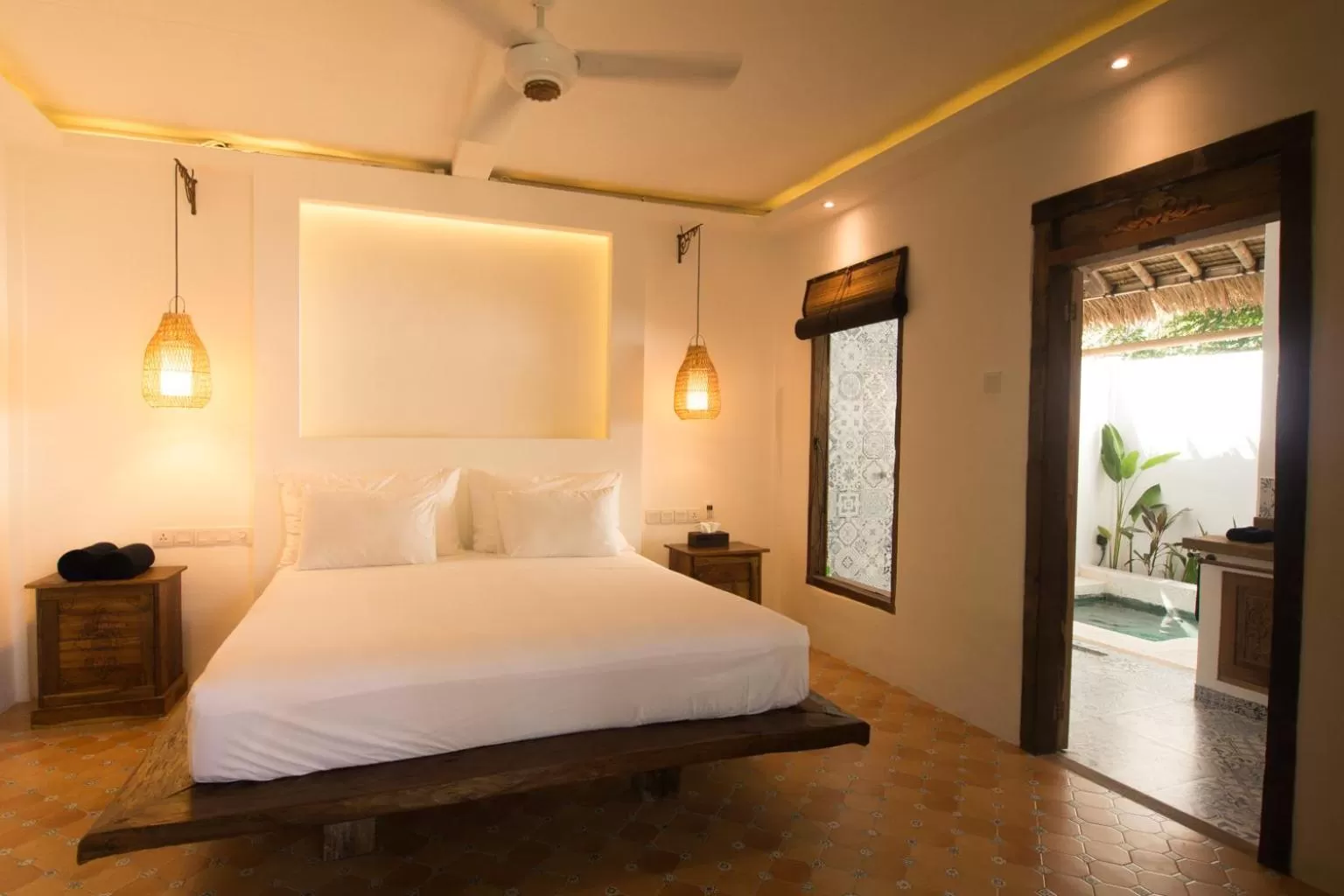 Bed in The Mandana Villa Gili Air