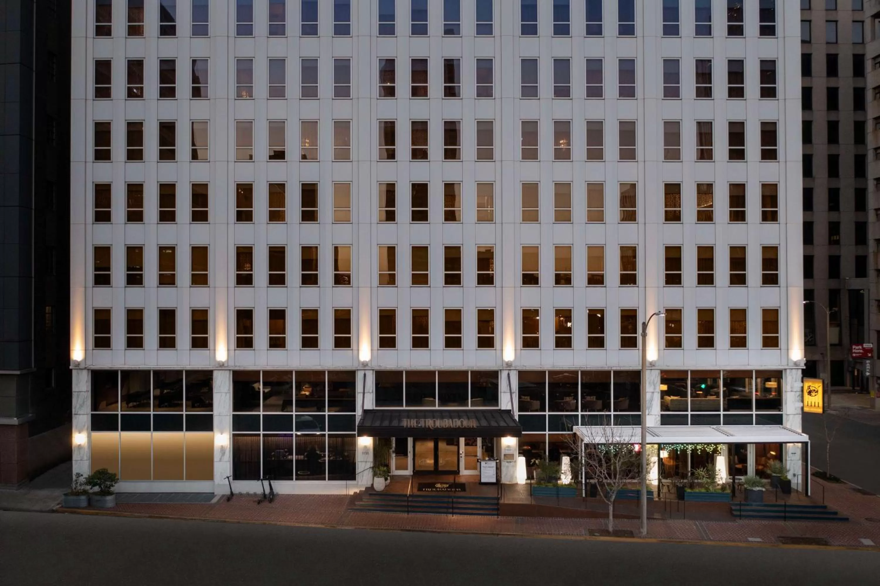Property building in The Troubadour Hotel New Orleans